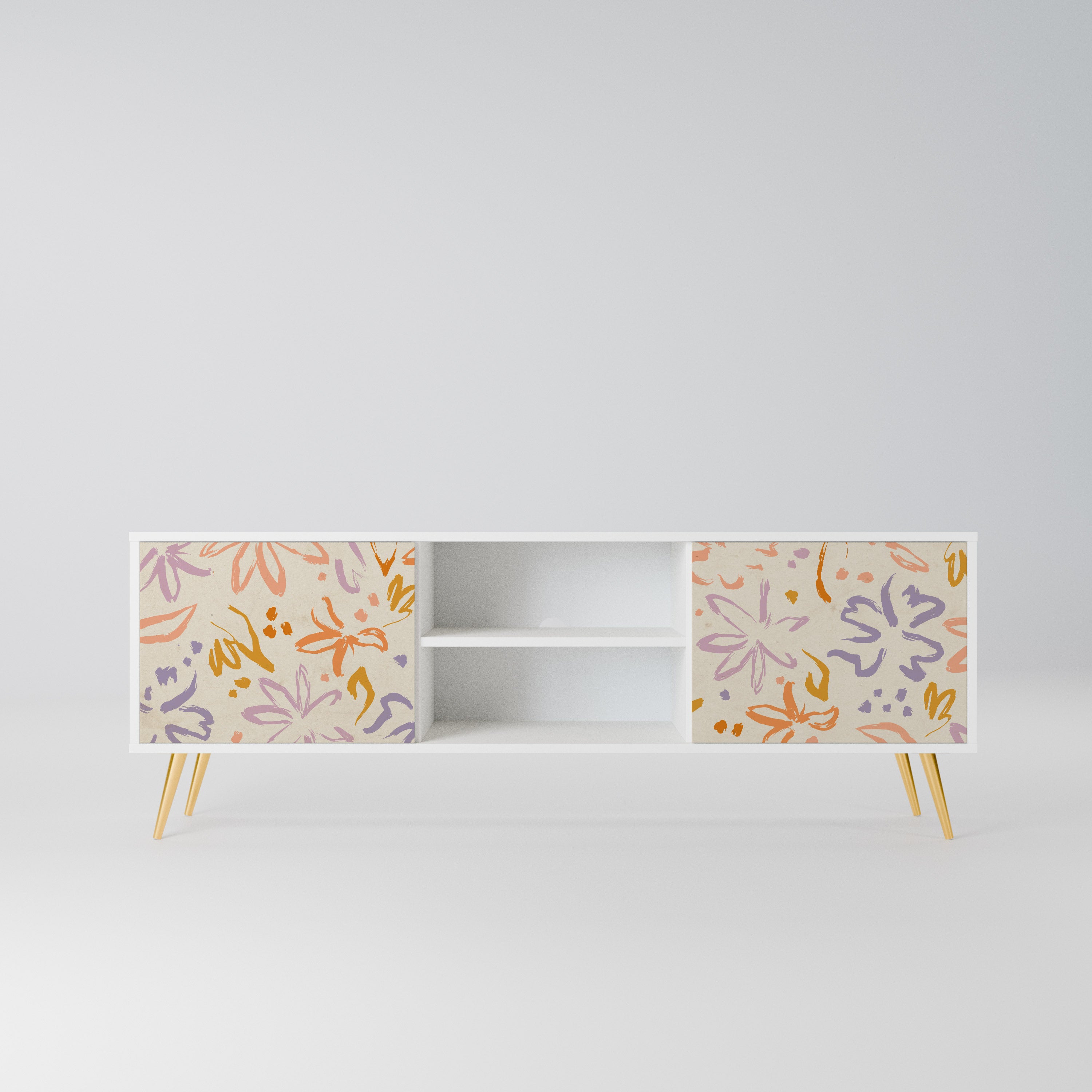 SPRING WHIMSY Szafka RTV 2-drzwiowa korpus Biały