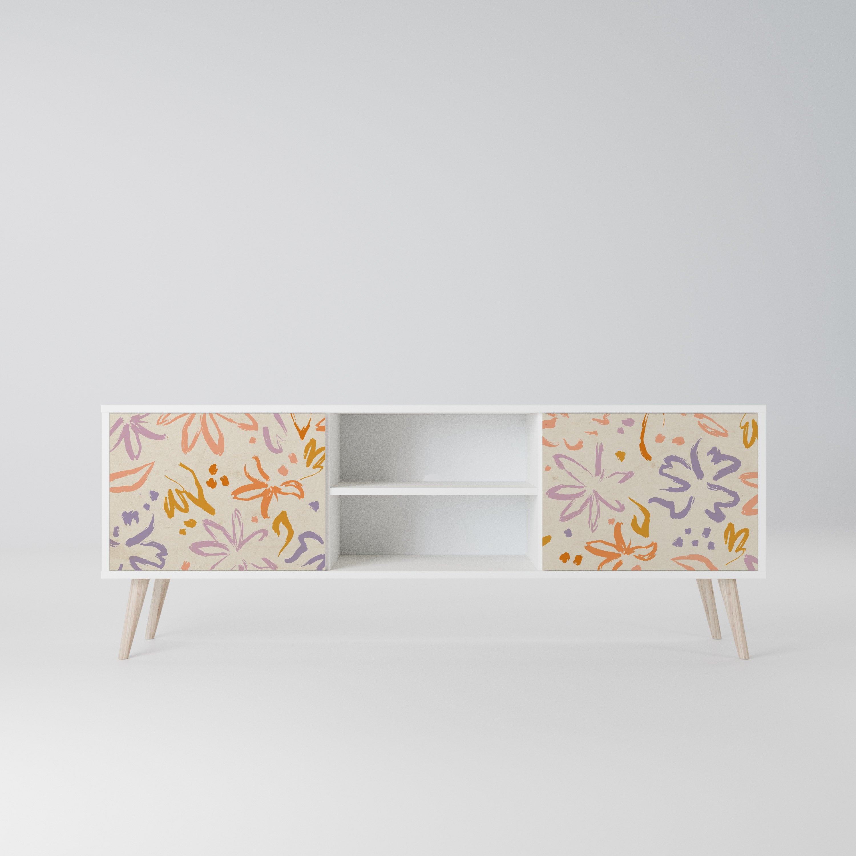 SPRING WHIMSY Szafka RTV 2-drzwiowa korpus Biały