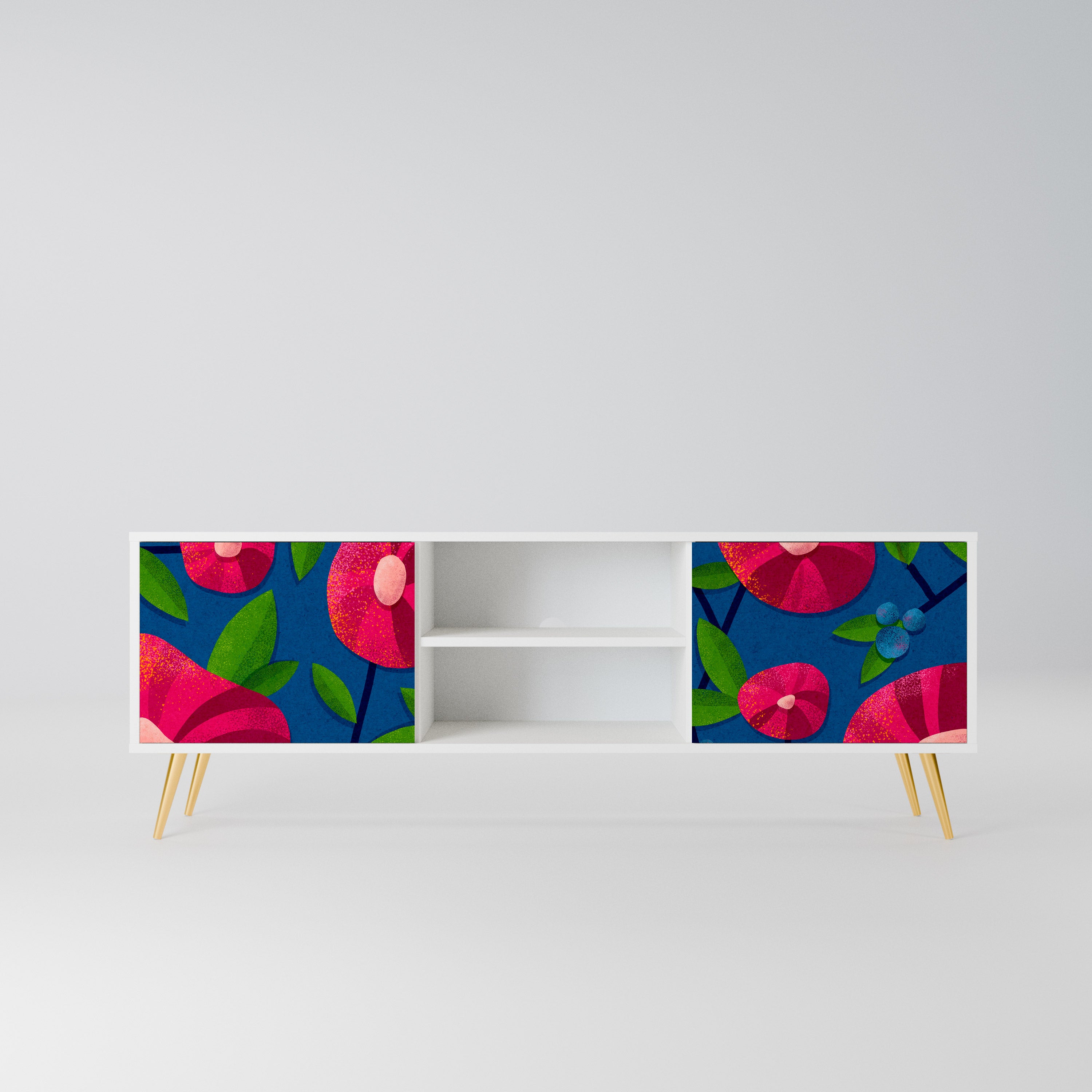 SPRING THOUGHTS Szafka RTV 2-drzwiowa korpus Biały