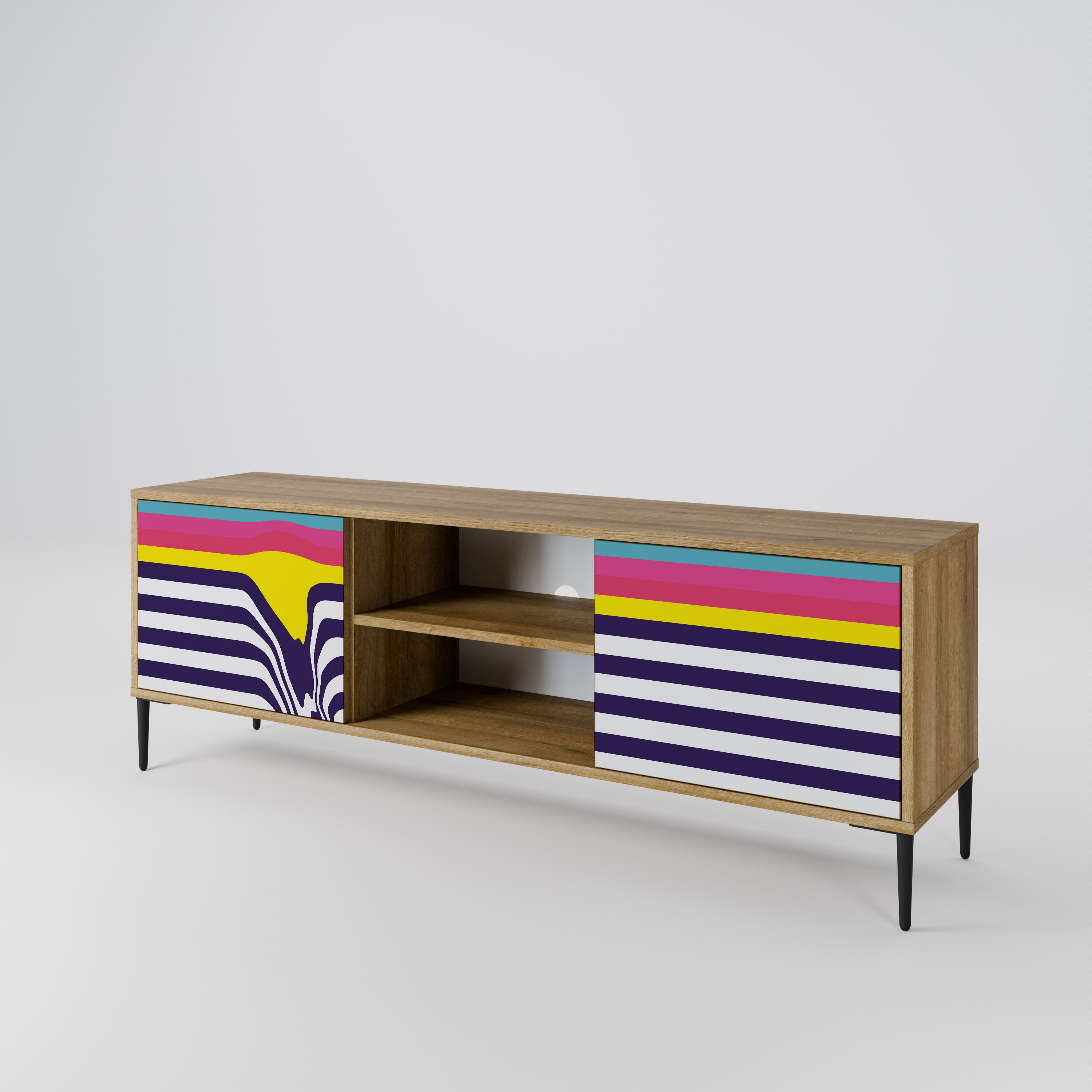 COLORFUL DIVERSION Szafka RTV 2-drzwiowa