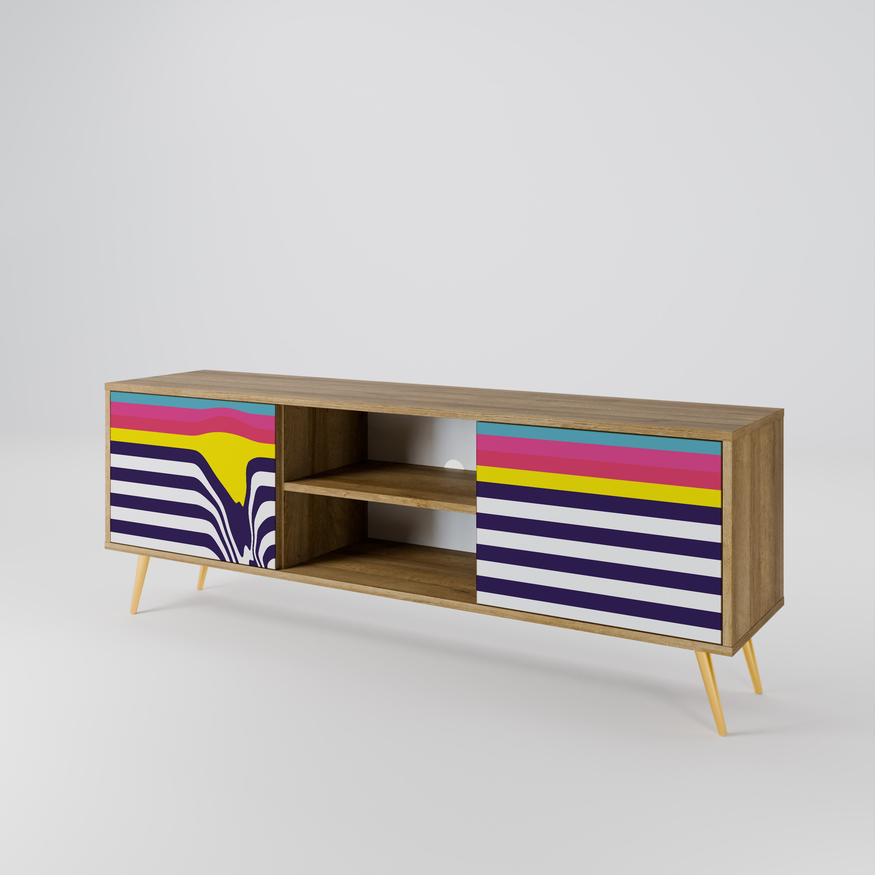 COLORFUL DIVERSION Szafka RTV 2-drzwiowa