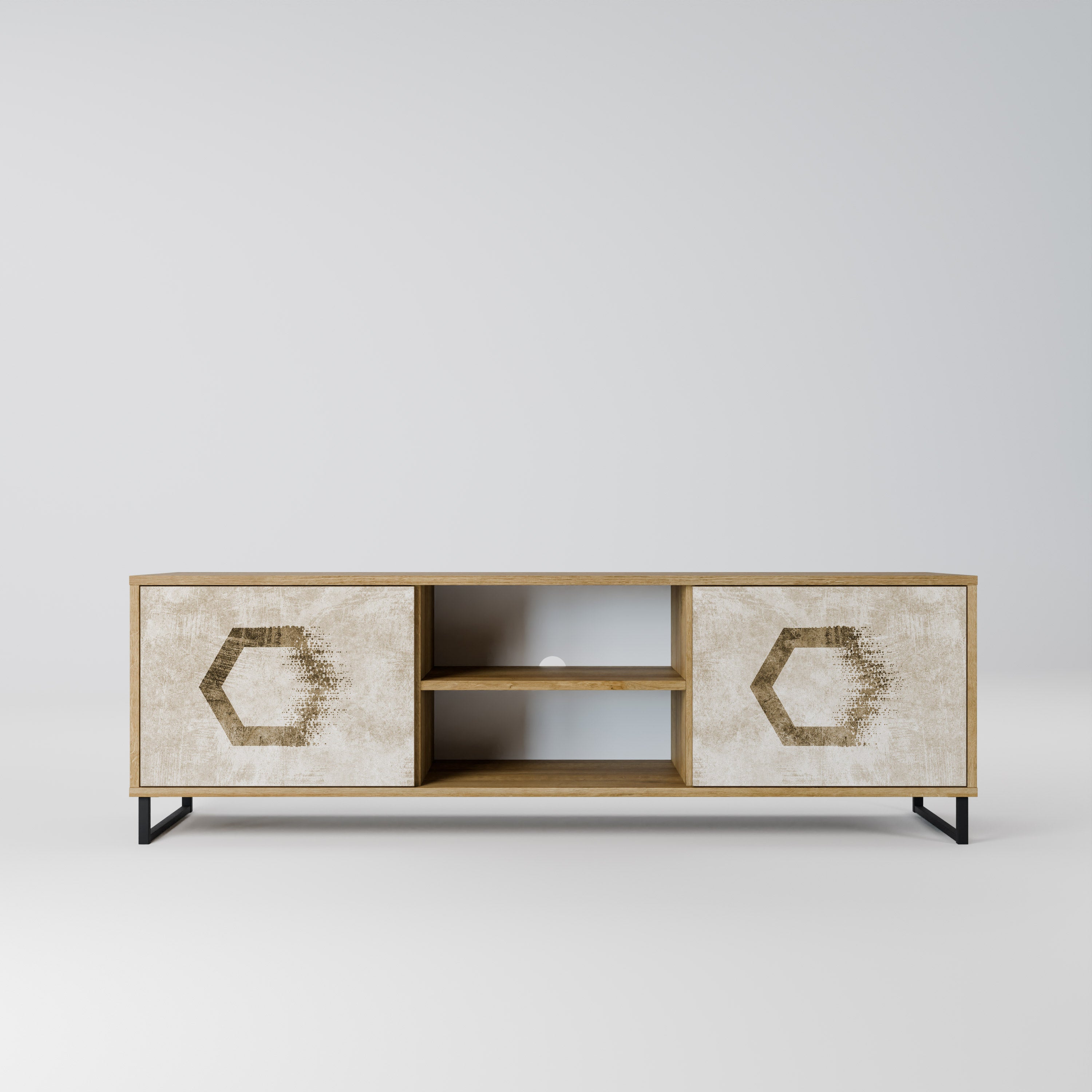 HEXAGONAL SHAPES Szafka RTV 2-drzwiowa