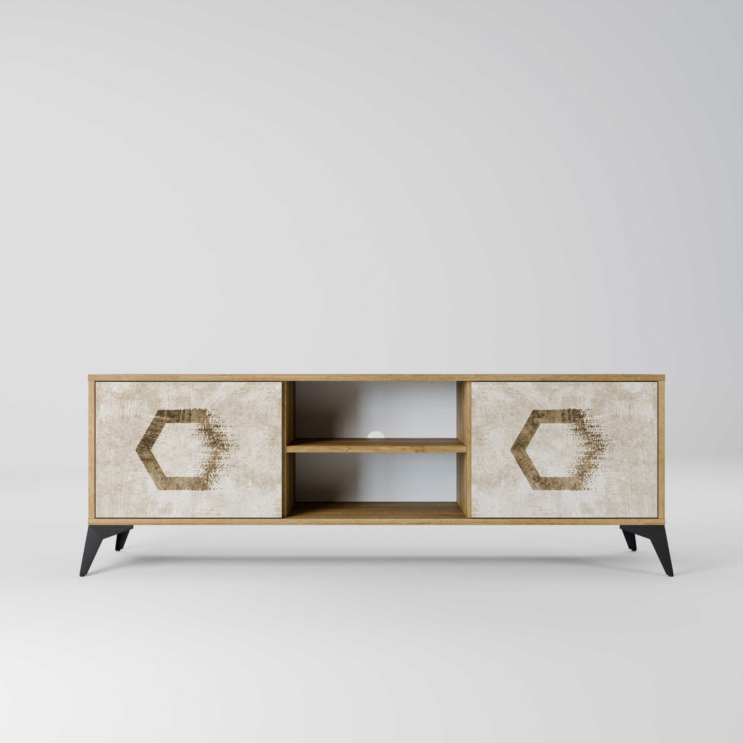 HEXAGONAL SHAPES Szafka RTV 2-drzwiowa