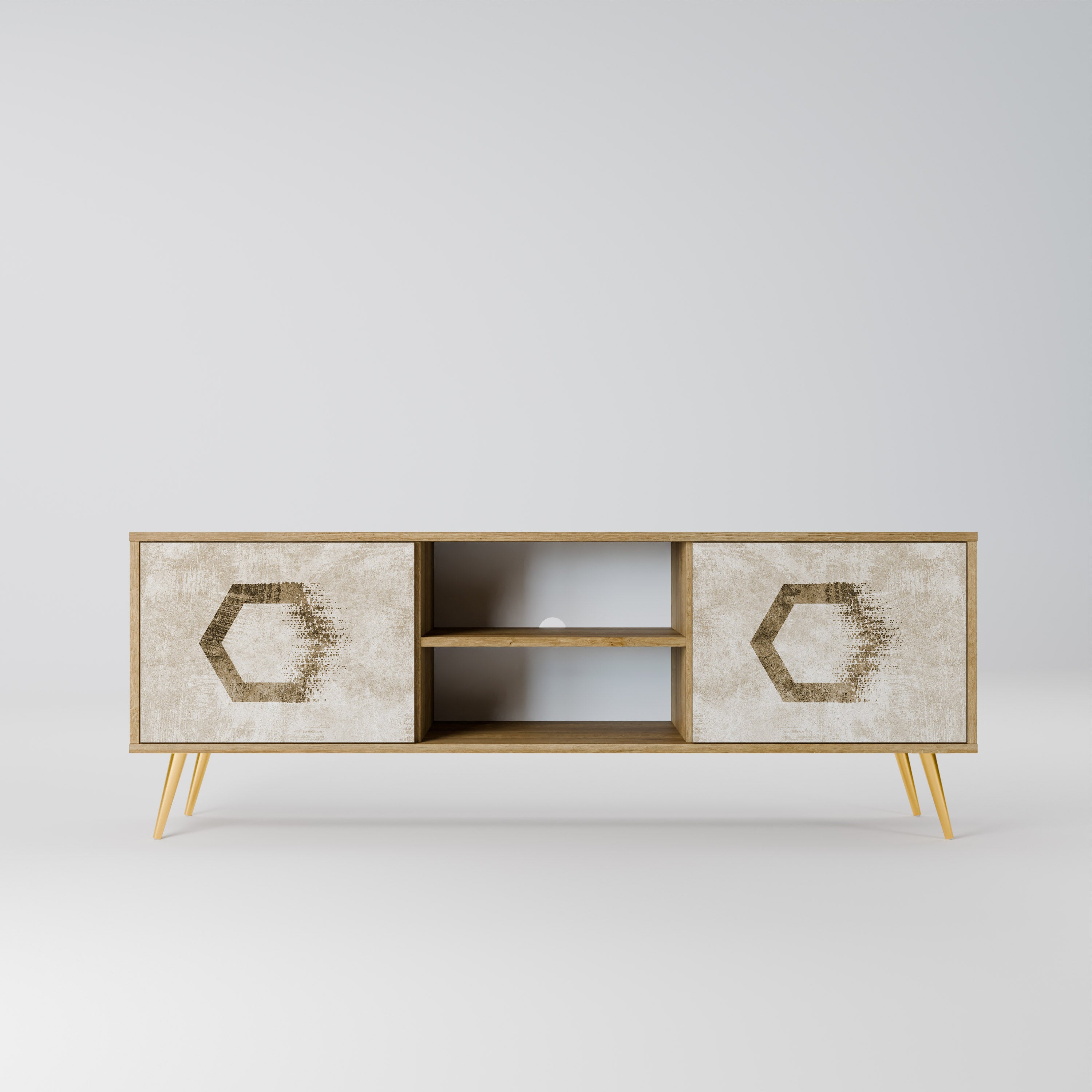 HEXAGONAL SHAPES Szafka RTV 2-drzwiowa