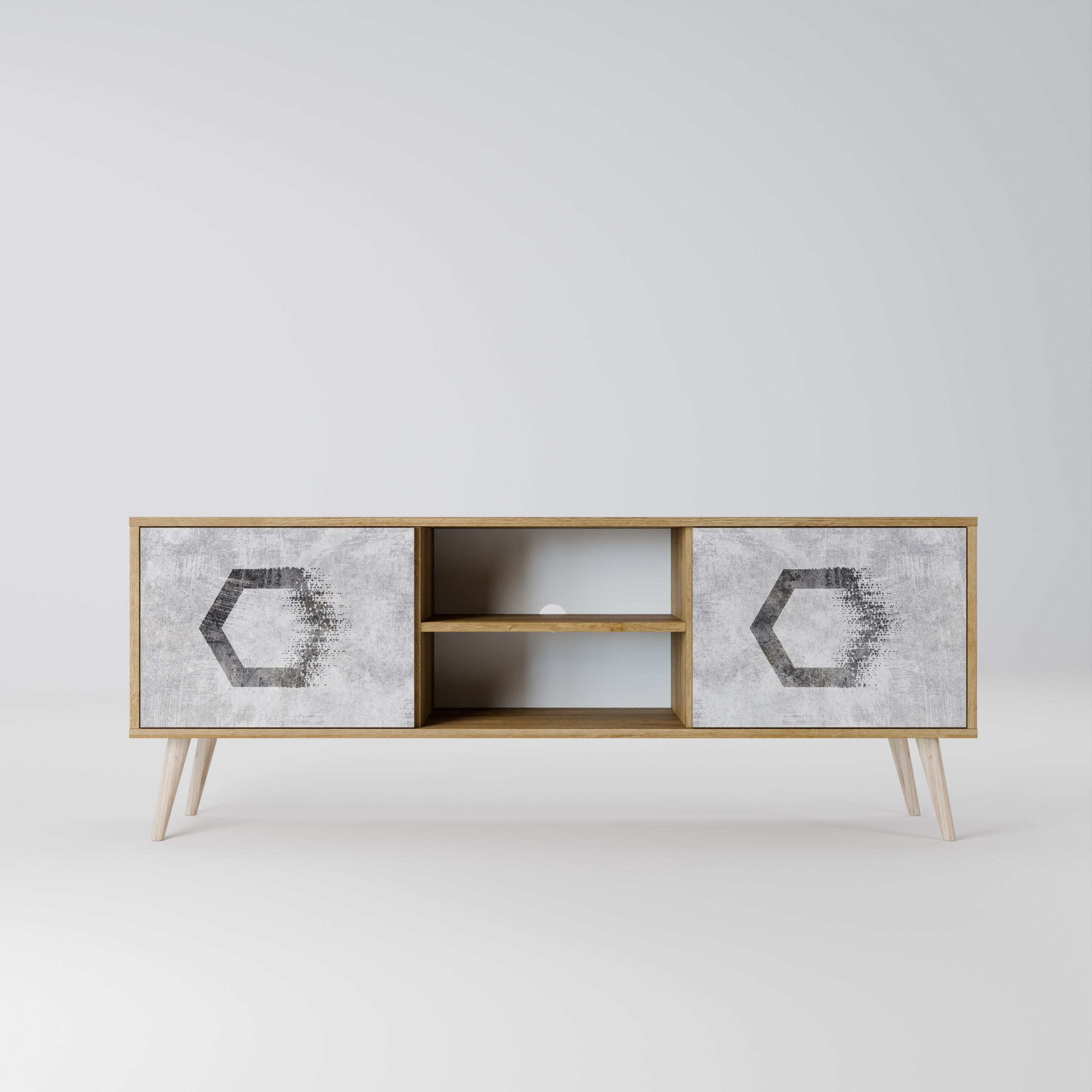 HEXAGONAL FIGURES Szafka RTV 2-drzwiowa