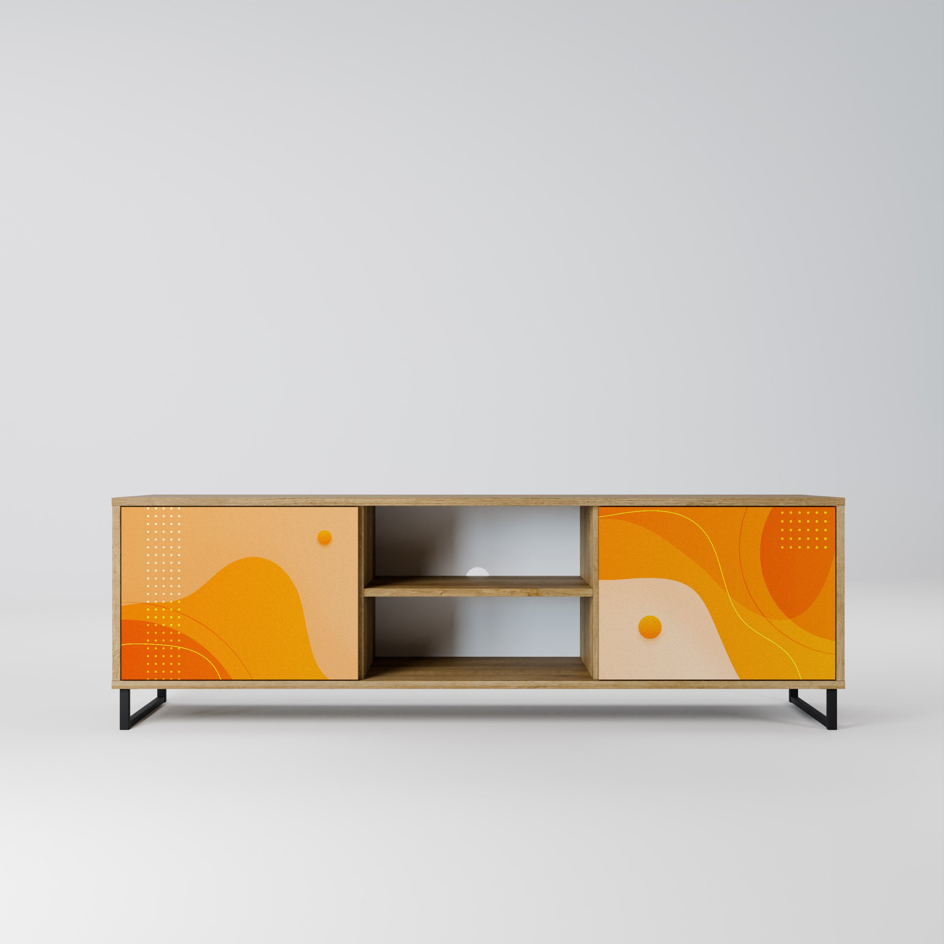 ORANGE ARRANGEMENT Szafka RTV 2-drzwiowa