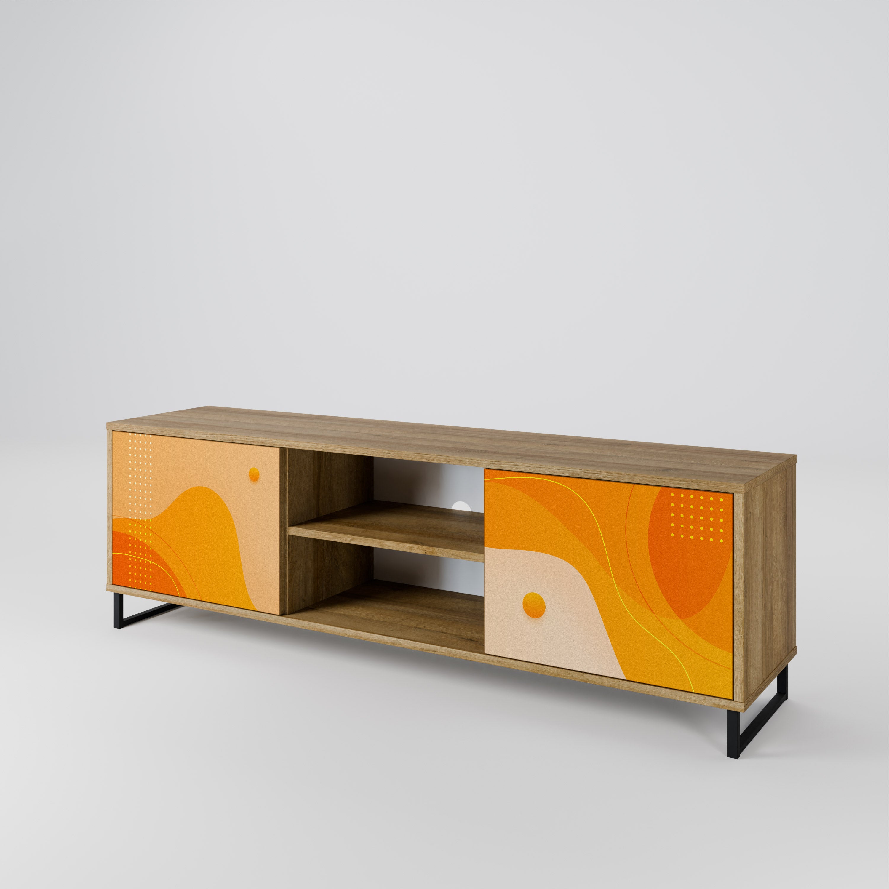 ORANGE ARRANGEMENT Szafka RTV 2-drzwiowa