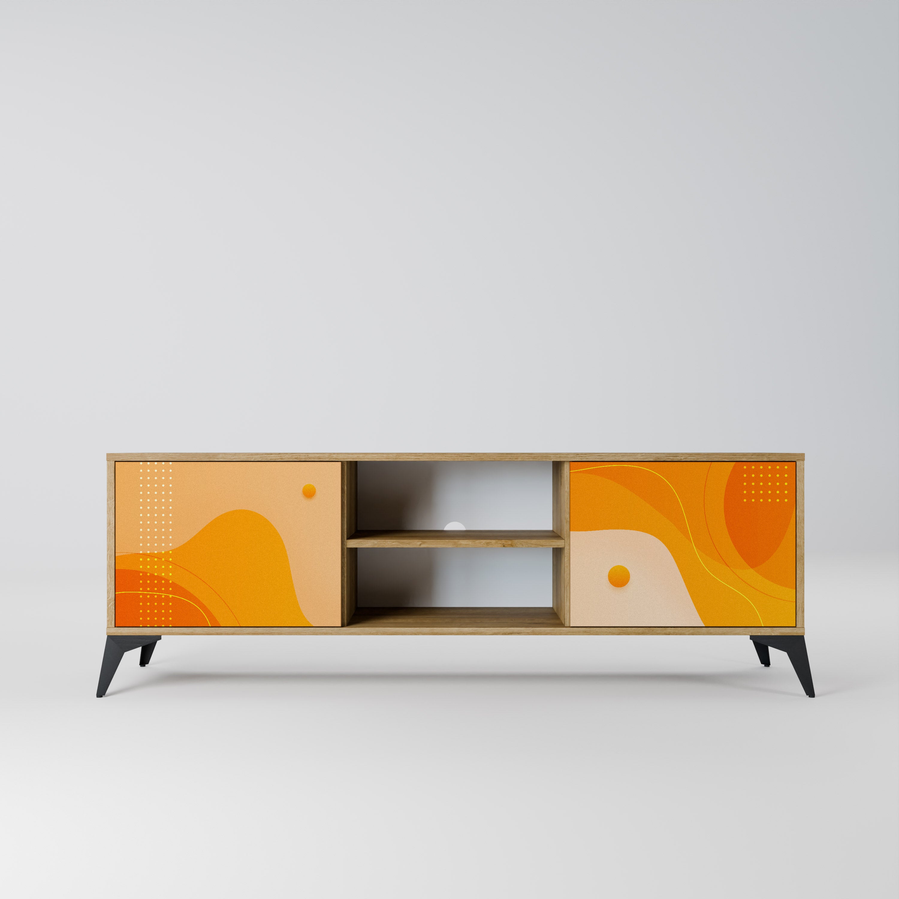 ORANGE ARRANGEMENT Szafka RTV 2-drzwiowa