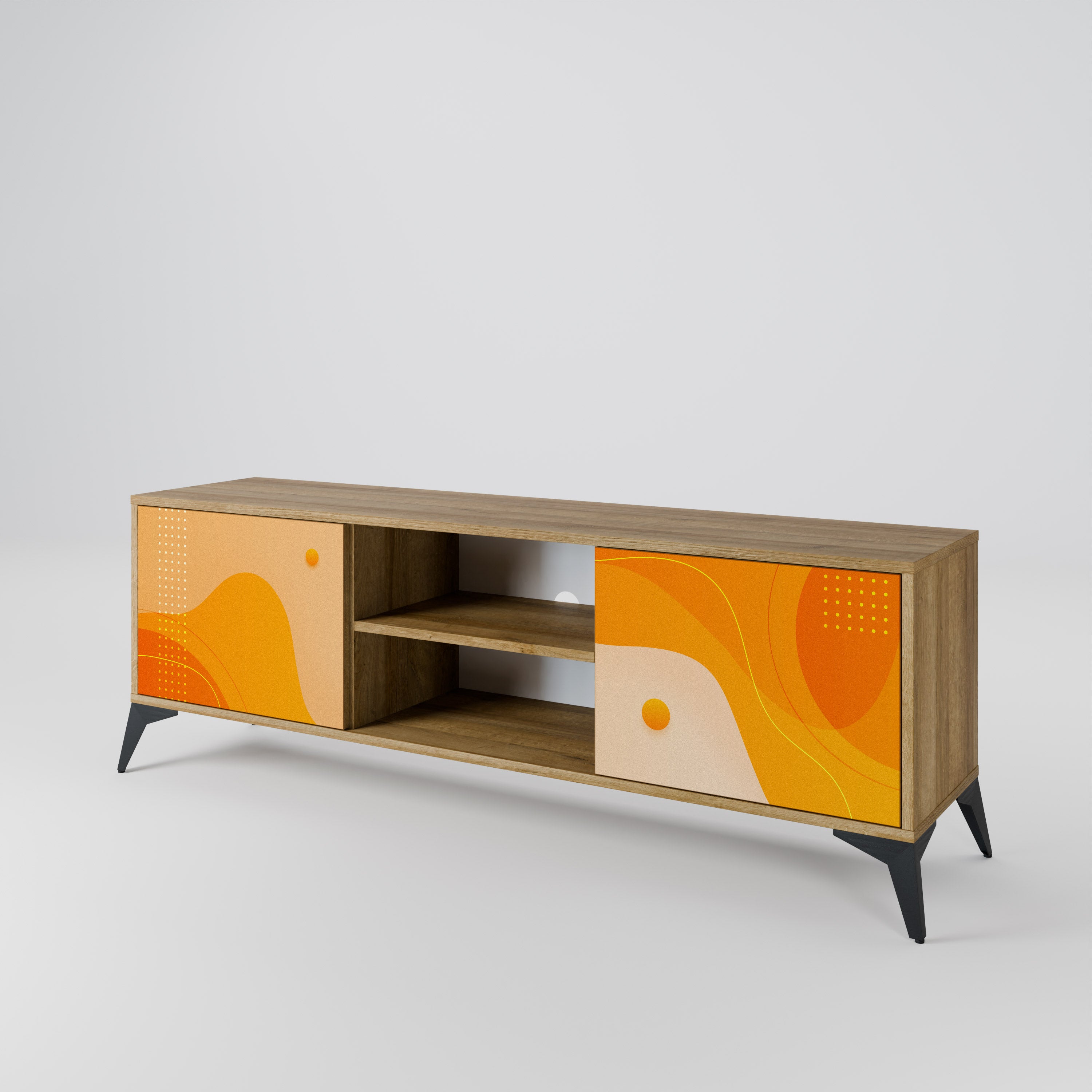 ORANGE ARRANGEMENT Szafka RTV 2-drzwiowa