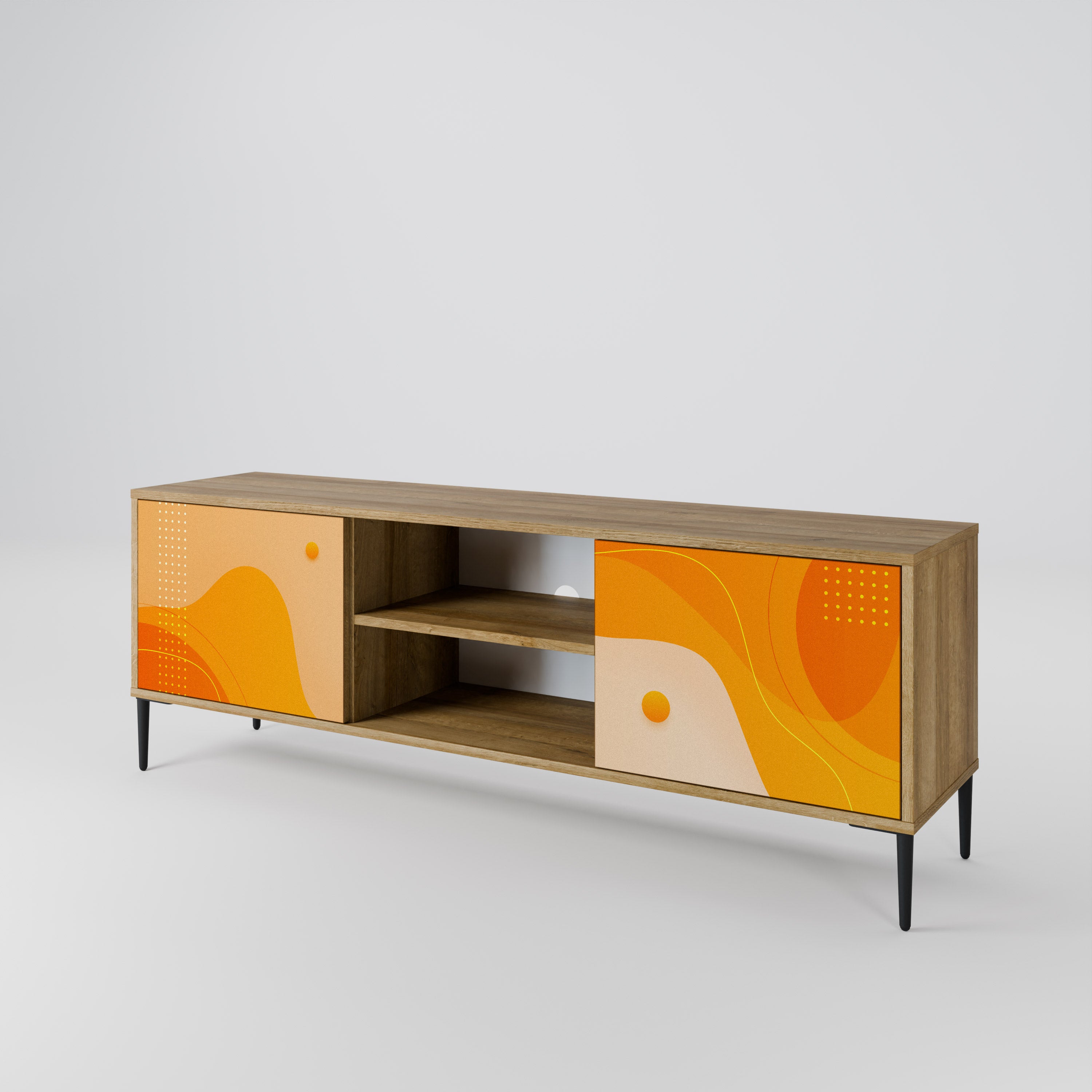 ORANGE ARRANGEMENT Szafka RTV 2-drzwiowa
