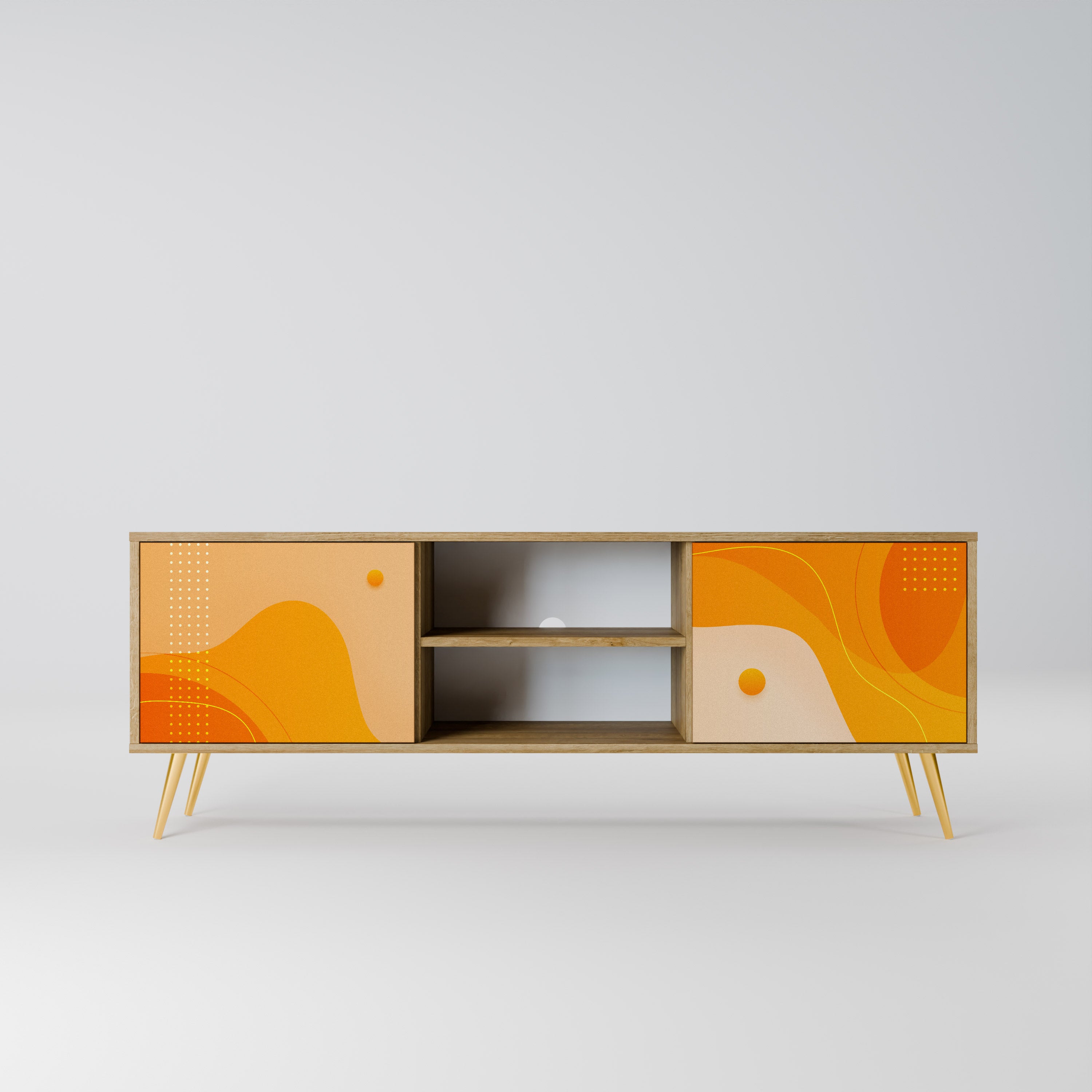 ORANGE ARRANGEMENT Szafka RTV 2-drzwiowa