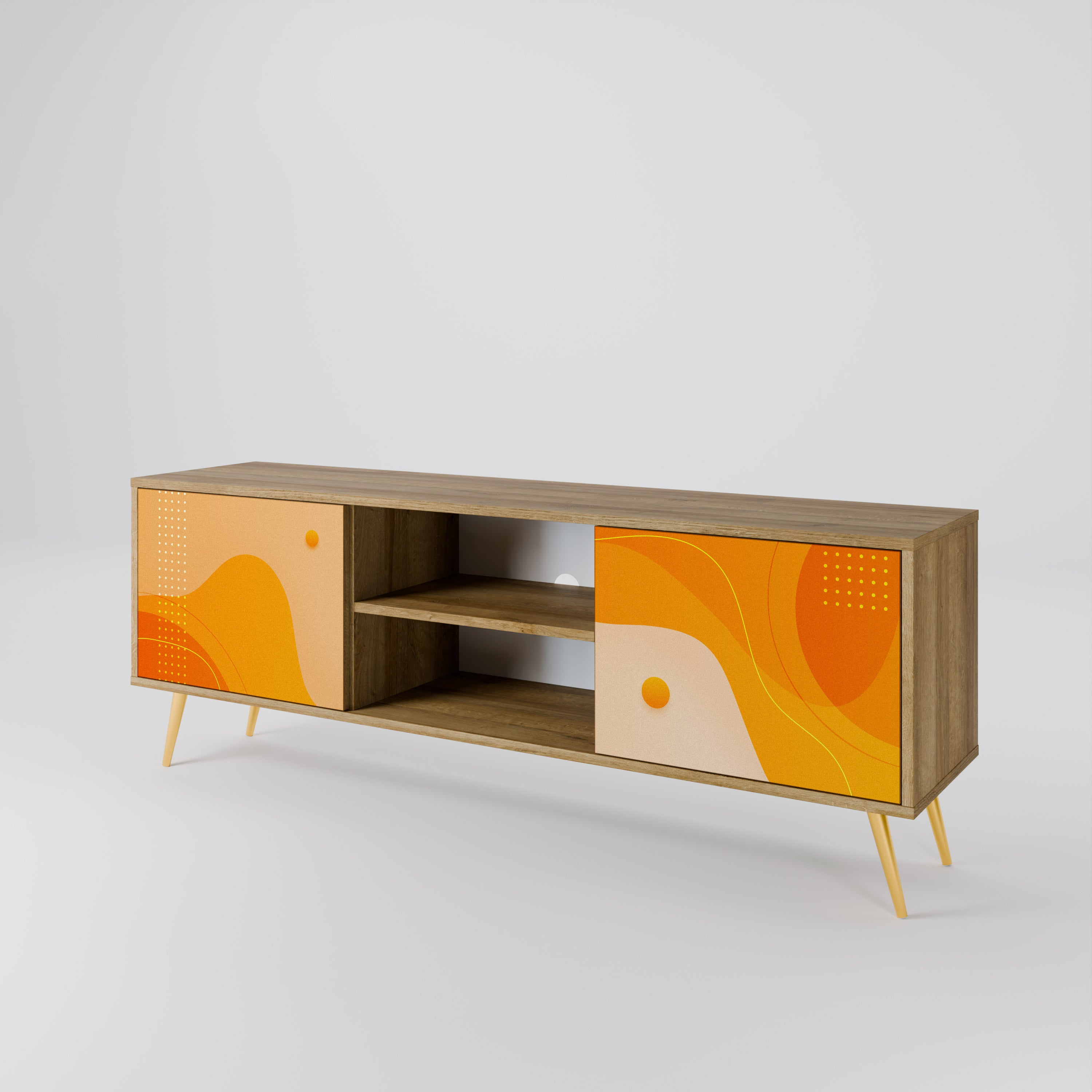 ORANGE ARRANGEMENT Szafka RTV 2-drzwiowa