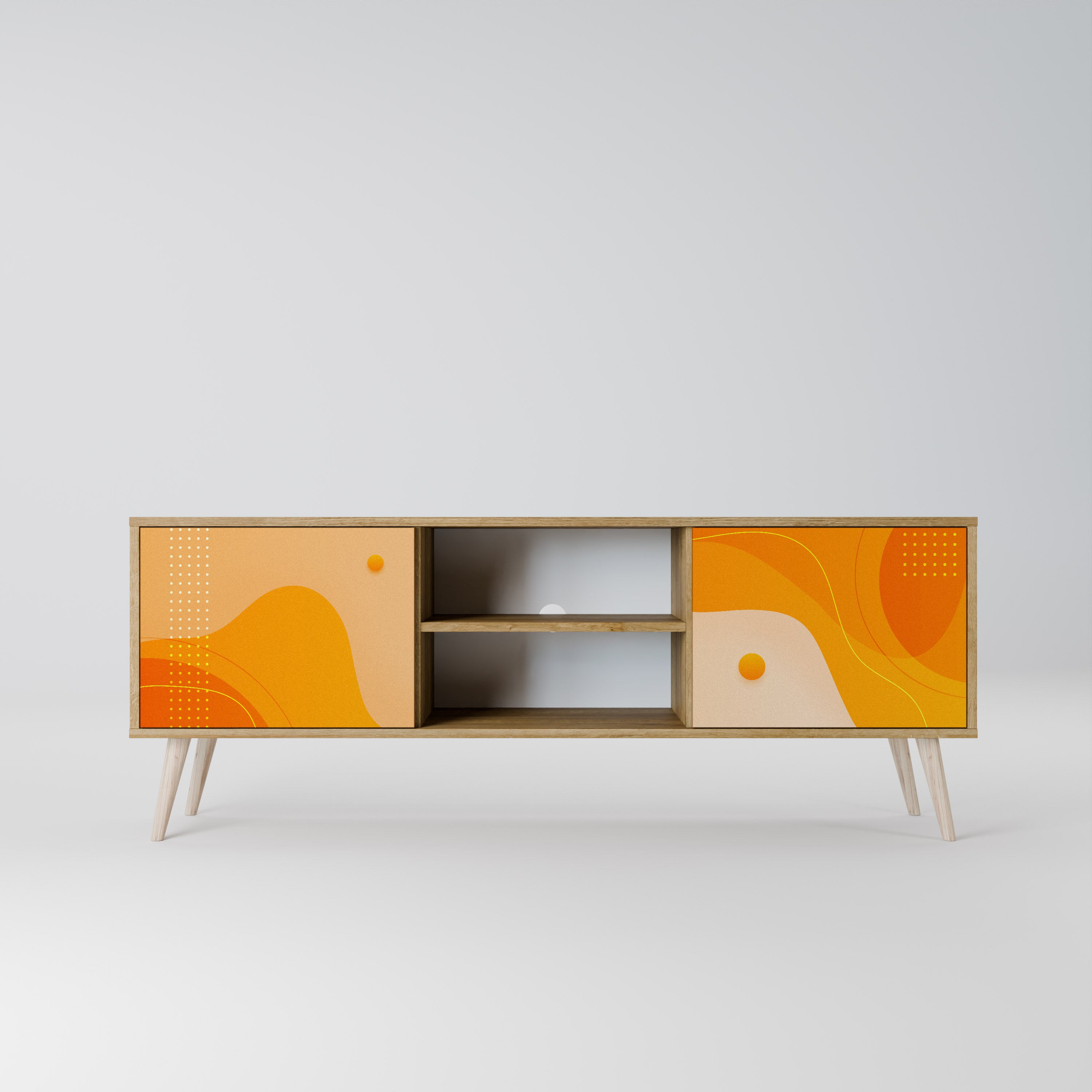 ORANGE ARRANGEMENT Szafka RTV 2-drzwiowa