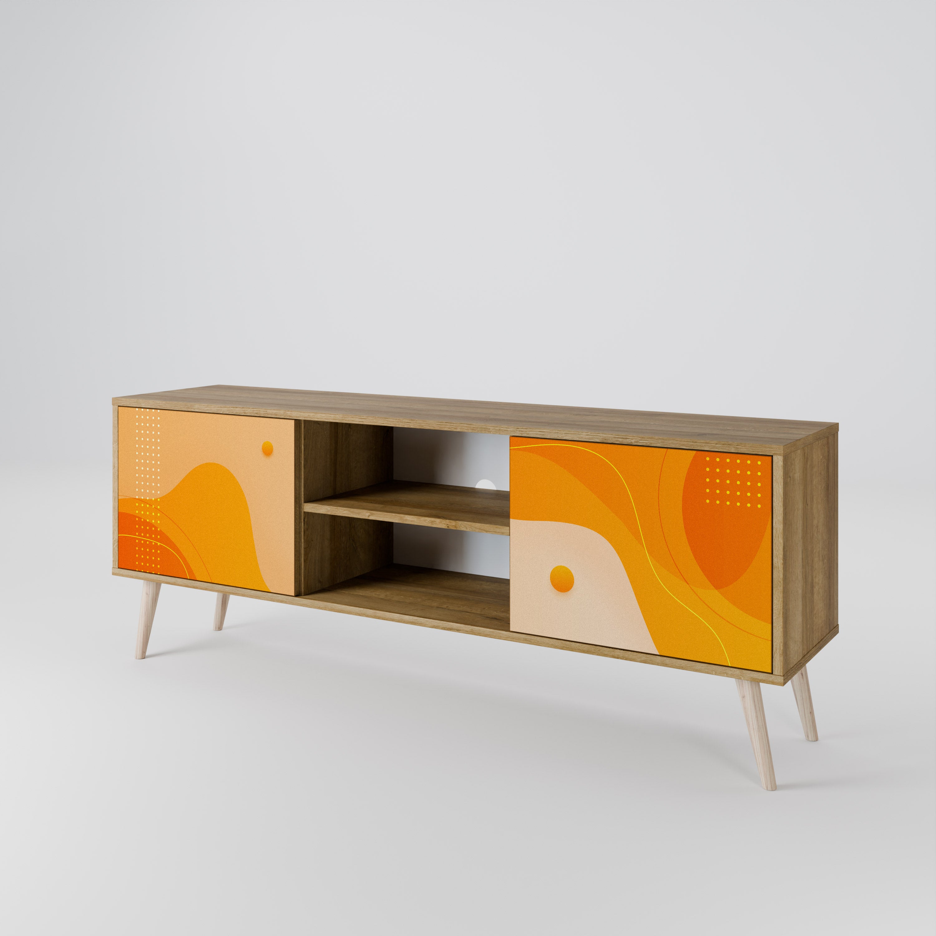 ORANGE ARRANGEMENT Szafka RTV 2-drzwiowa