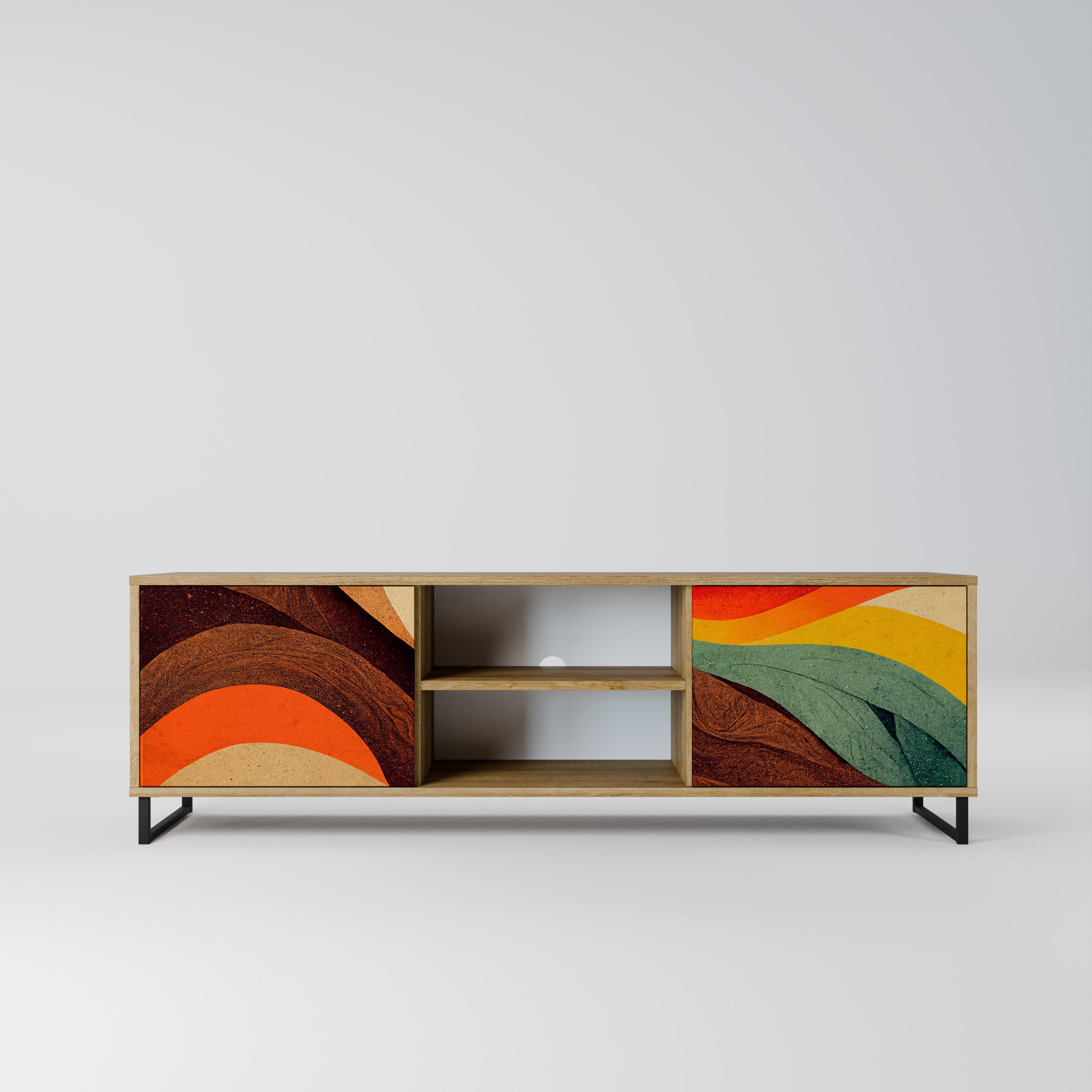 COLORFUL STRANDS Szafka RTV 2-drzwiowa