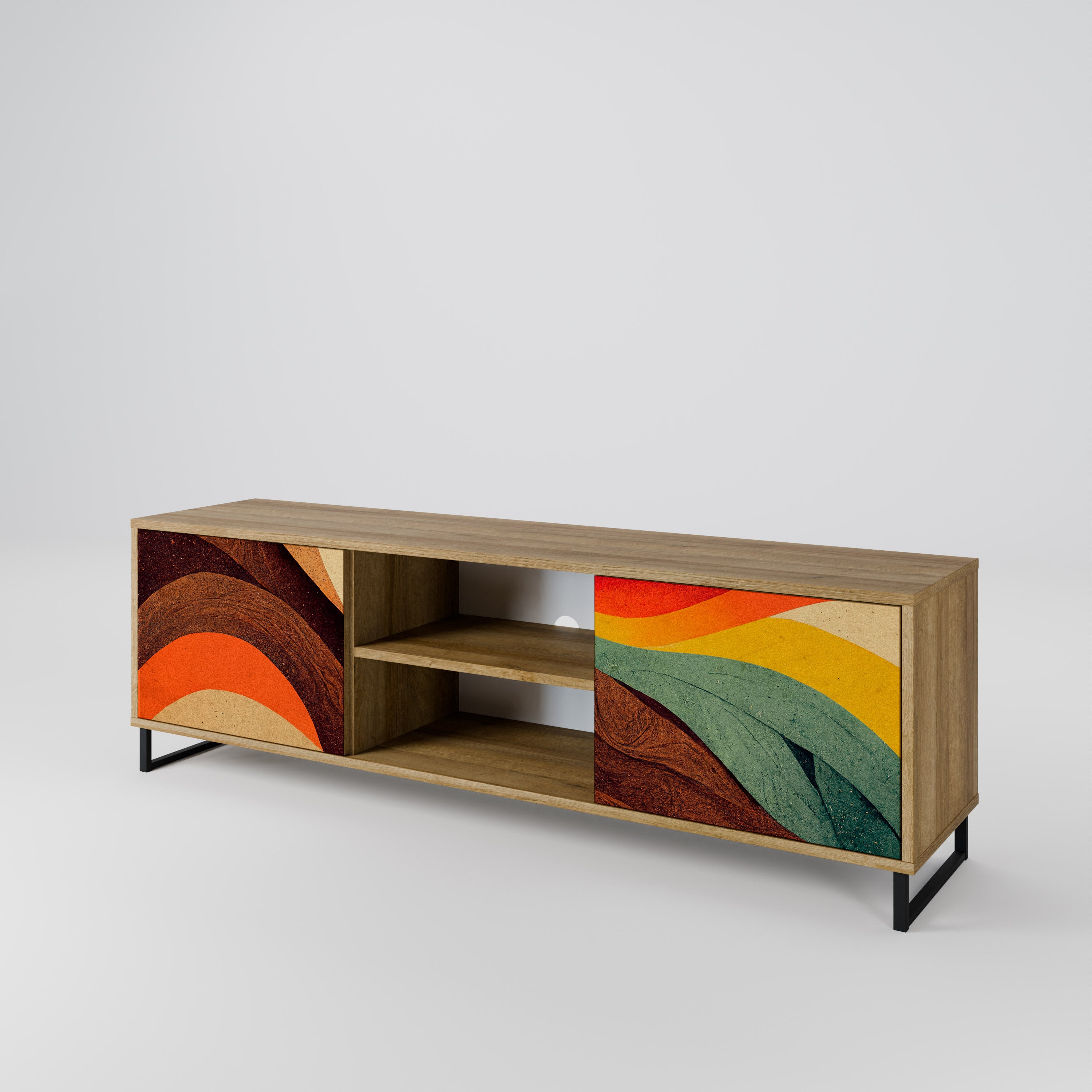 COLORFUL STRANDS Szafka RTV 2-drzwiowa