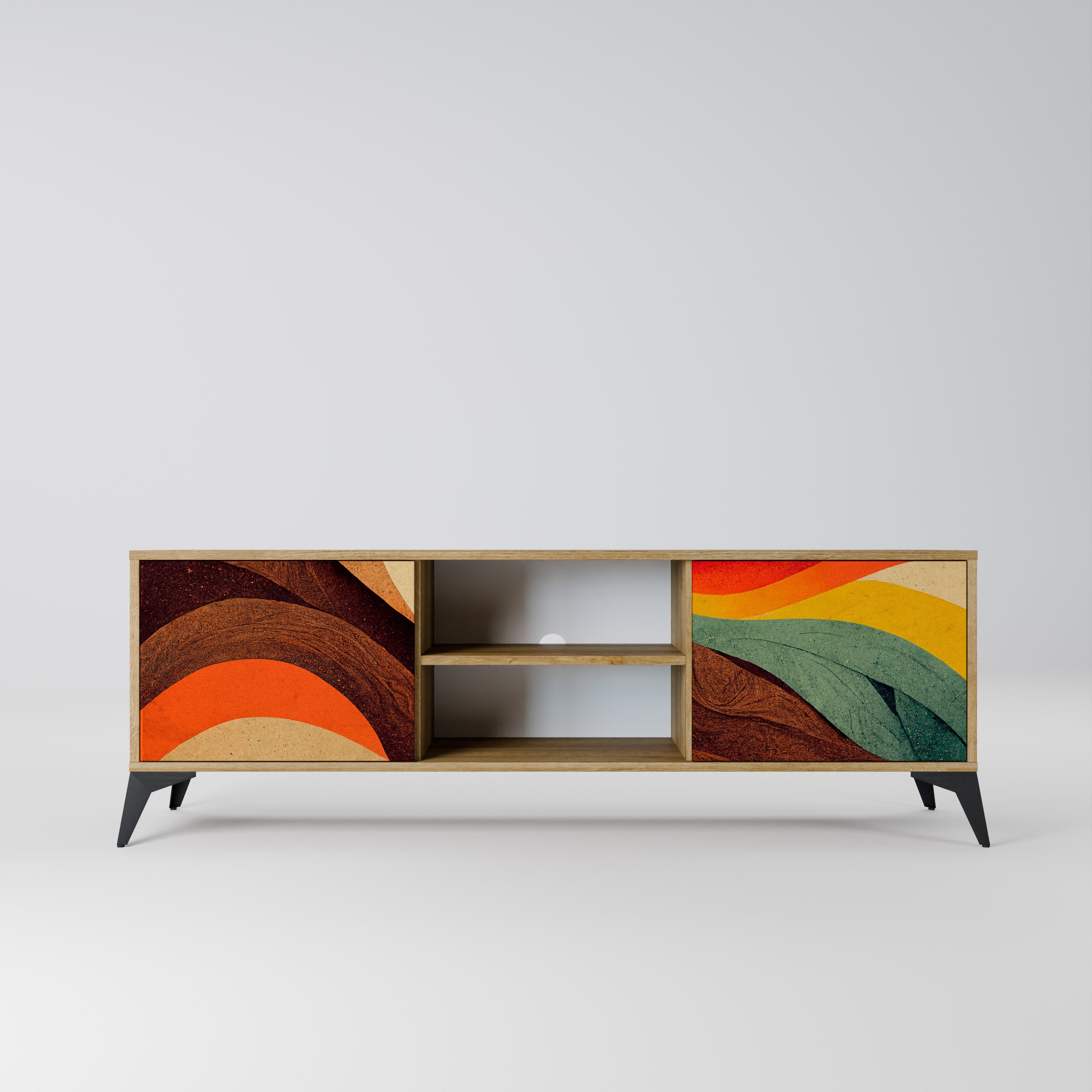 COLORFUL STRANDS Szafka RTV 2-drzwiowa
