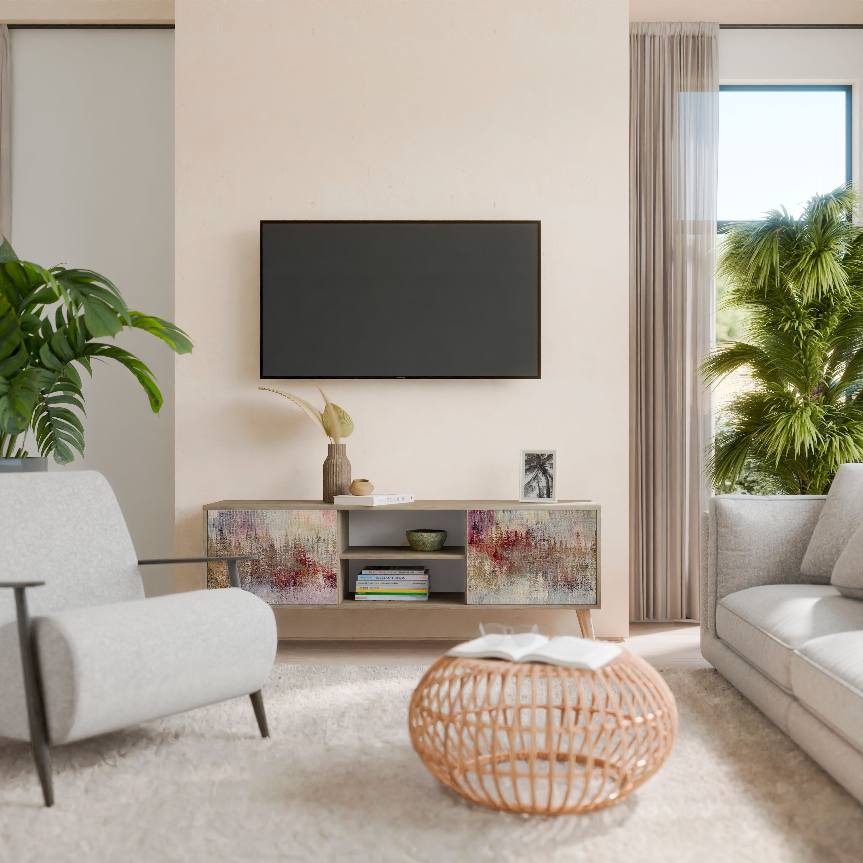 VEILED SUMMIT Szafka RTV 2-drzwiowa