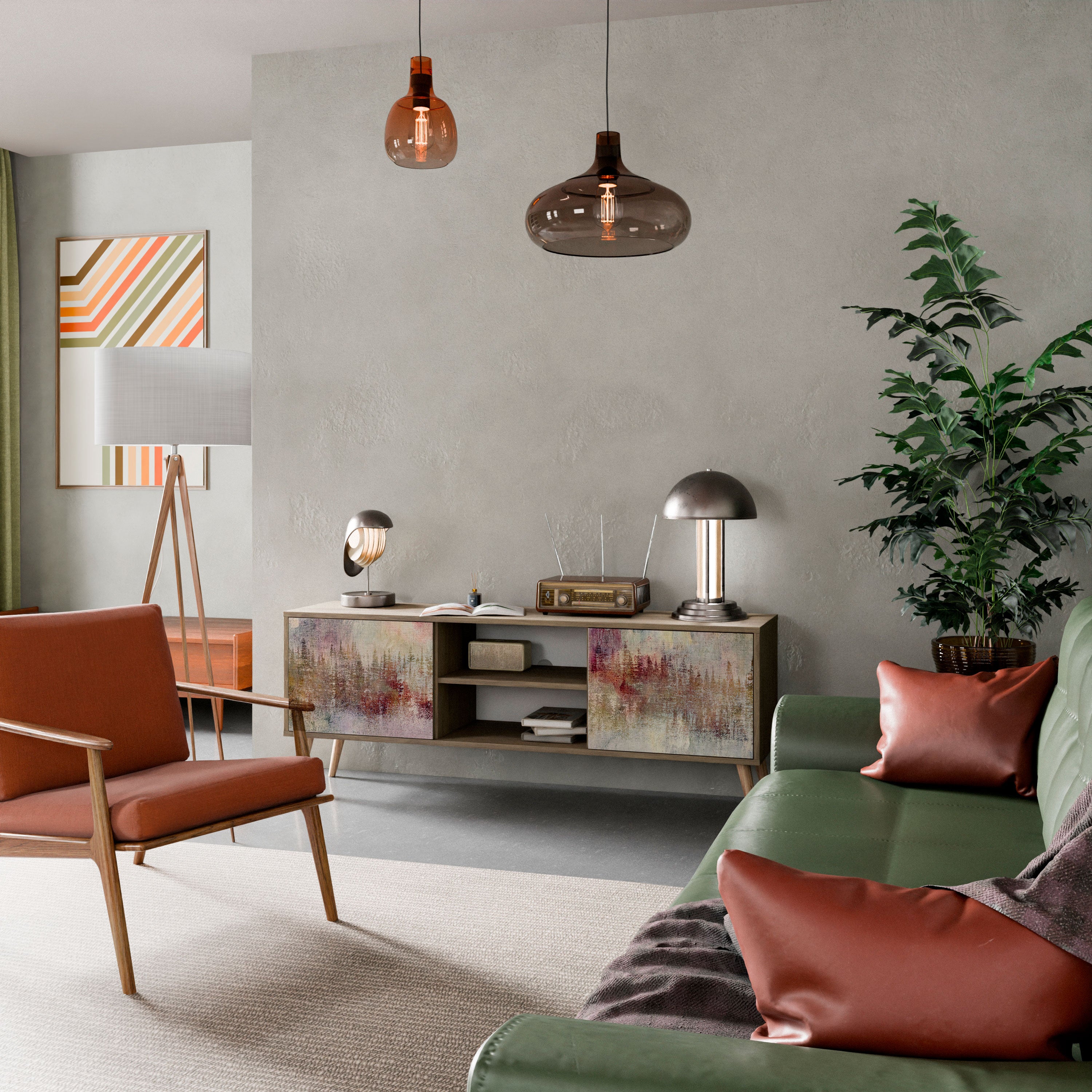 VEILED SUMMIT Szafka RTV 2-drzwiowa