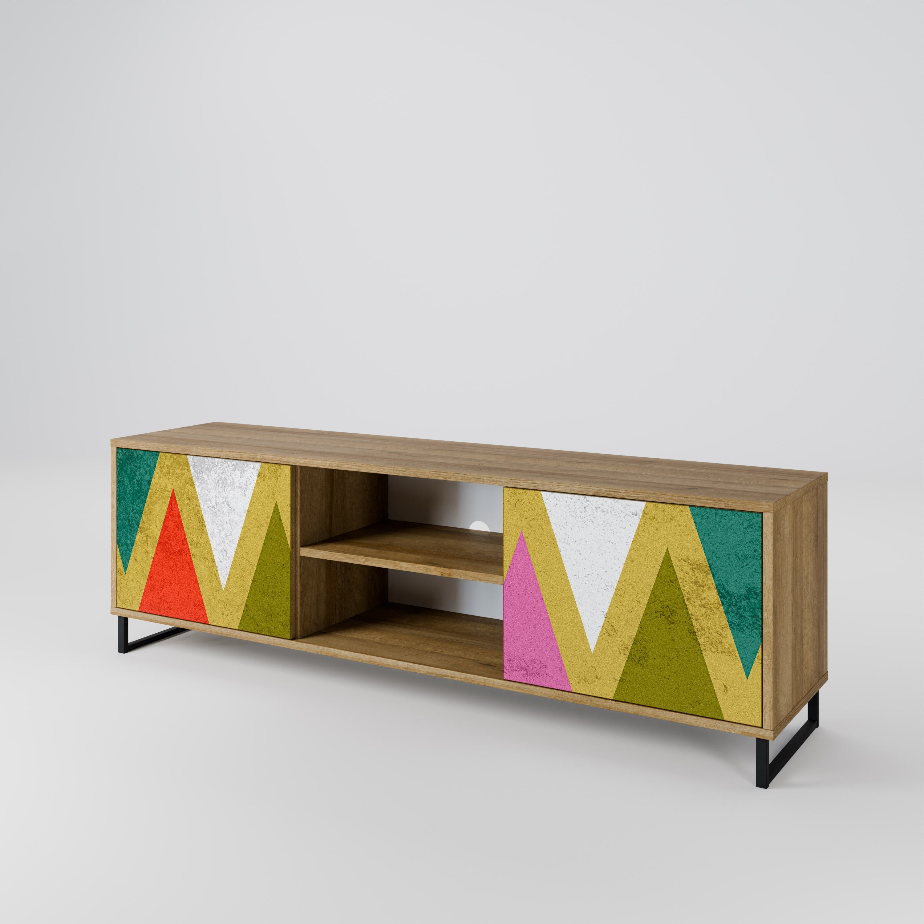 COLORFUL TRIANGLES Szafka RTV 2-drzwiowa