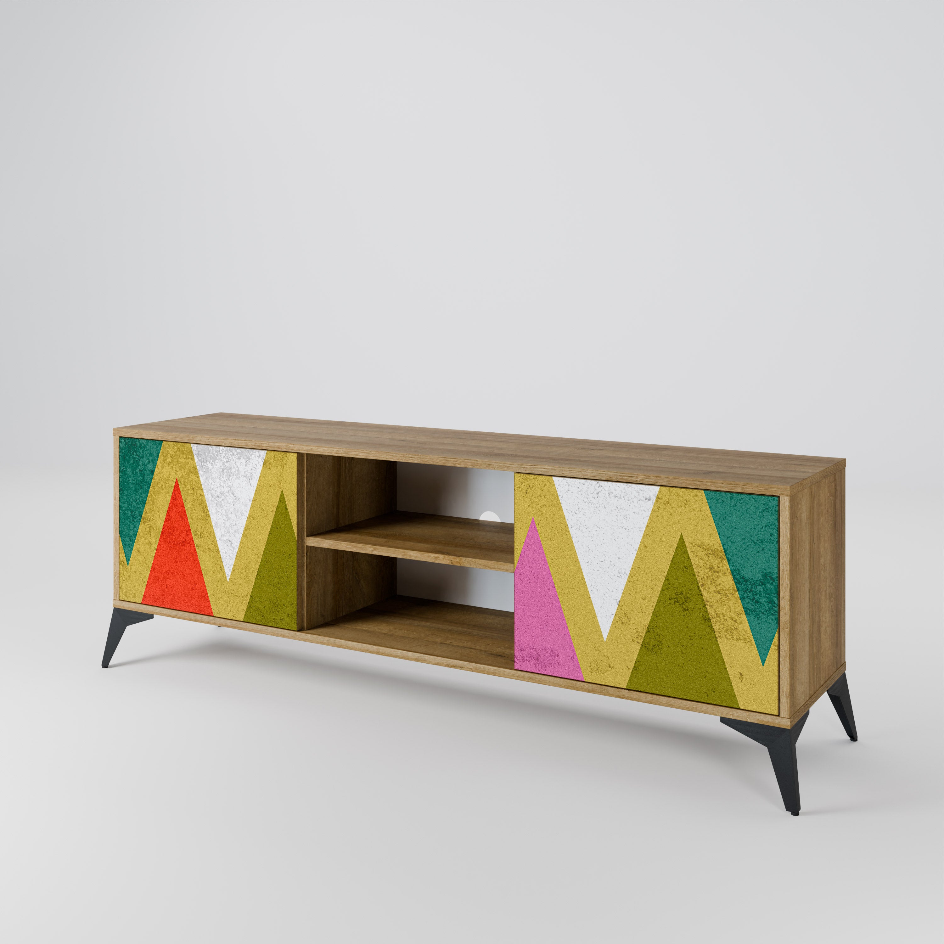 COLORFUL TRIANGLES Szafka RTV 2-drzwiowa