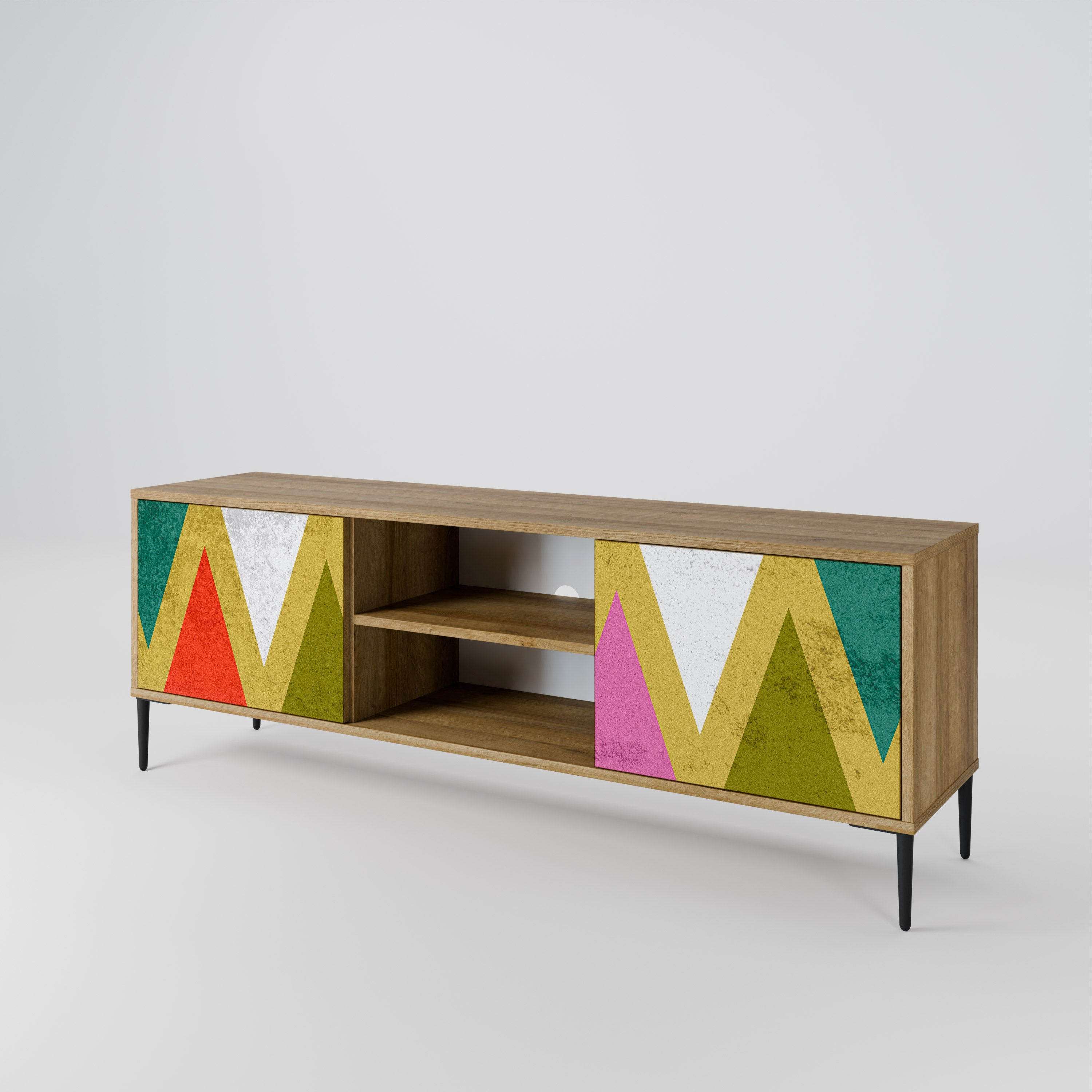 COLORFUL TRIANGLES Szafka RTV 2-drzwiowa