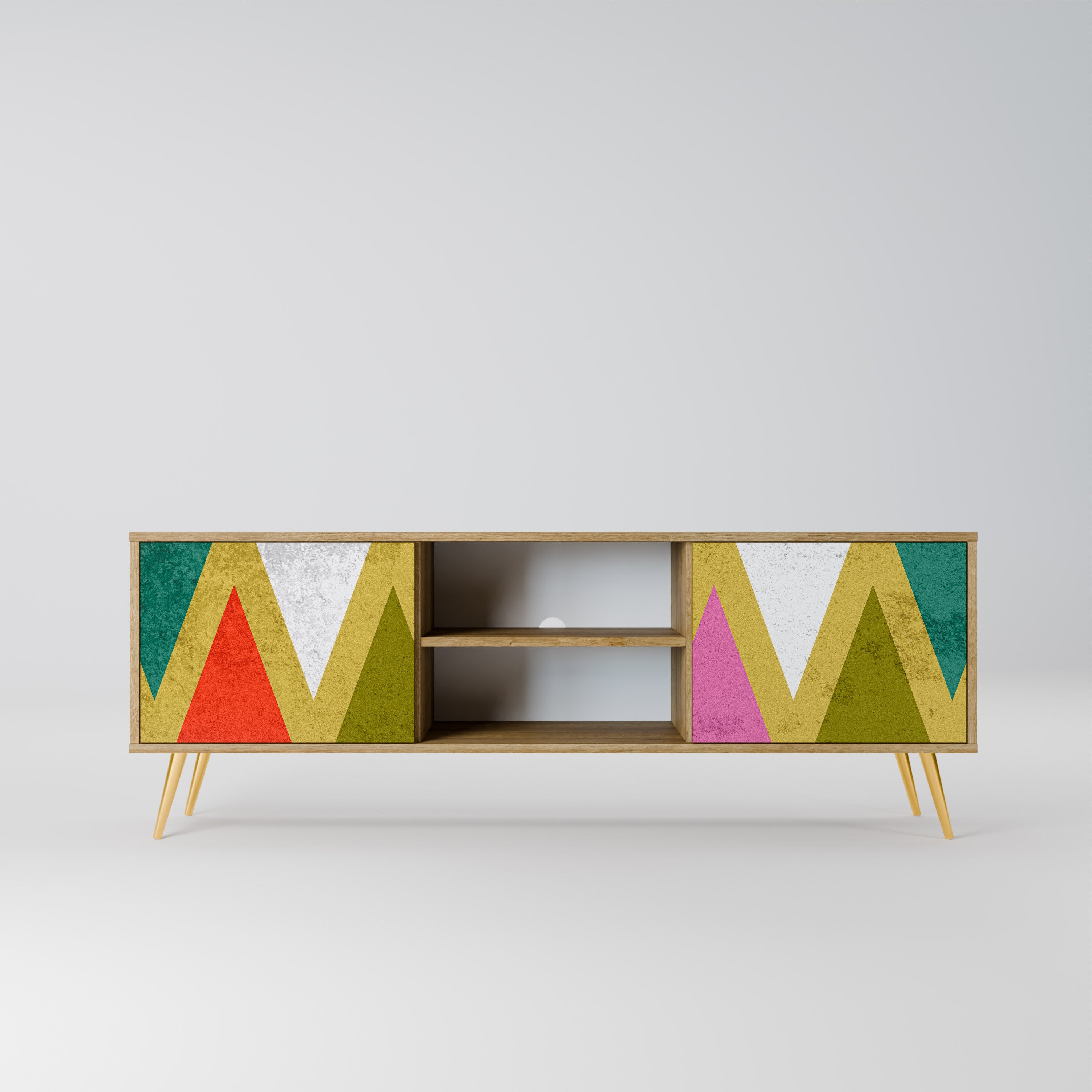 COLORFUL TRIANGLES Szafka RTV 2-drzwiowa