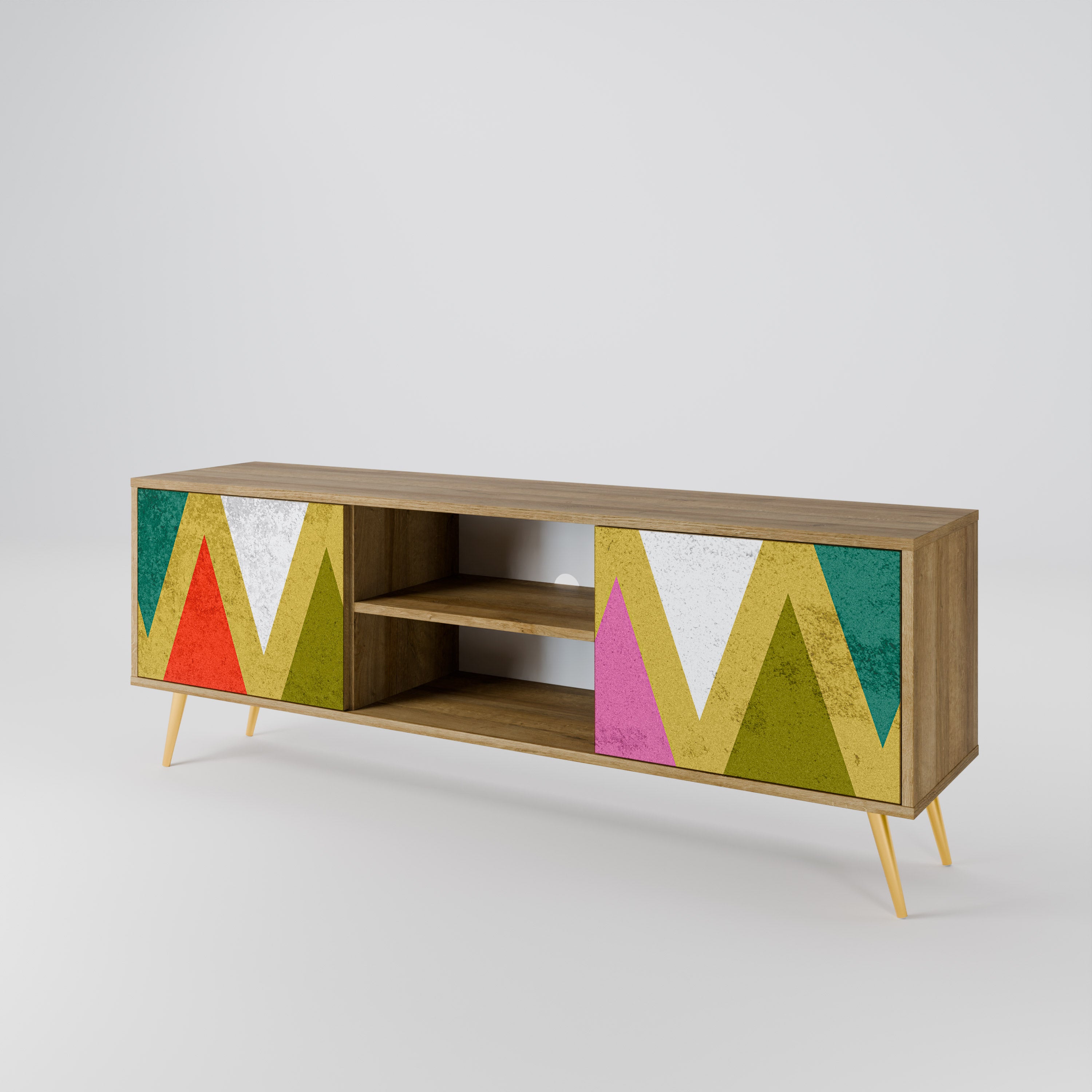 COLORFUL TRIANGLES Szafka RTV 2-drzwiowa