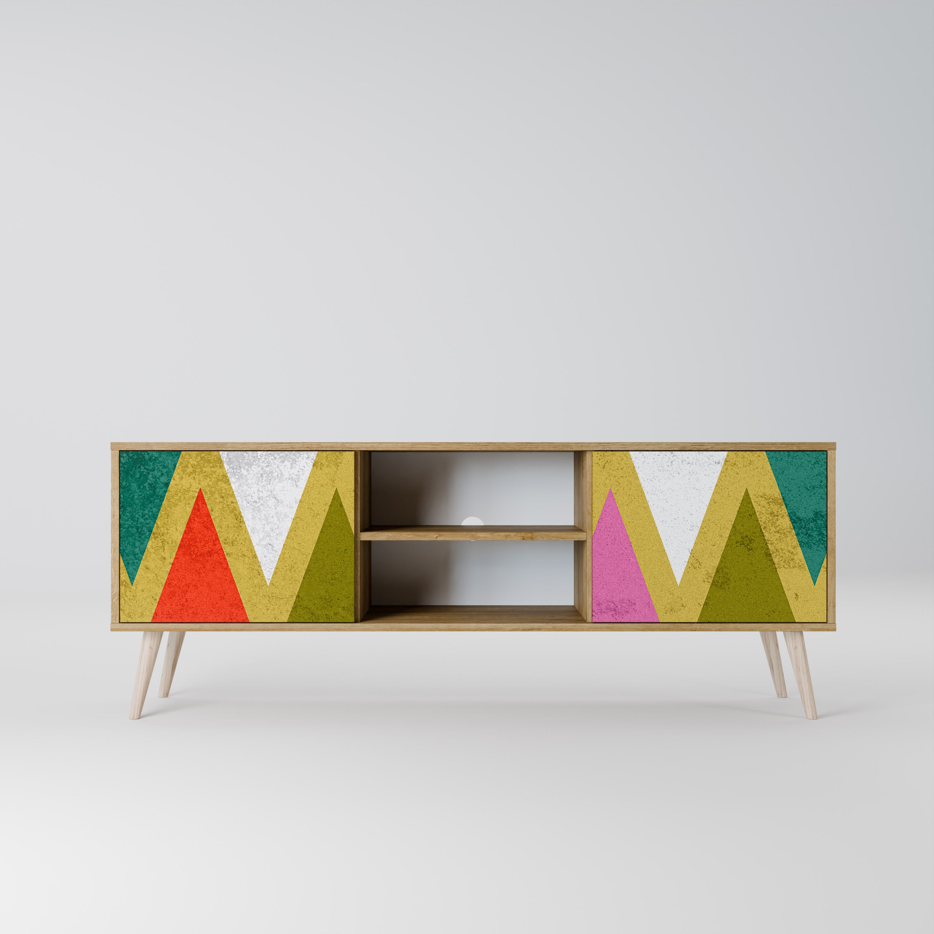 COLORFUL TRIANGLES Szafka RTV 2-drzwiowa