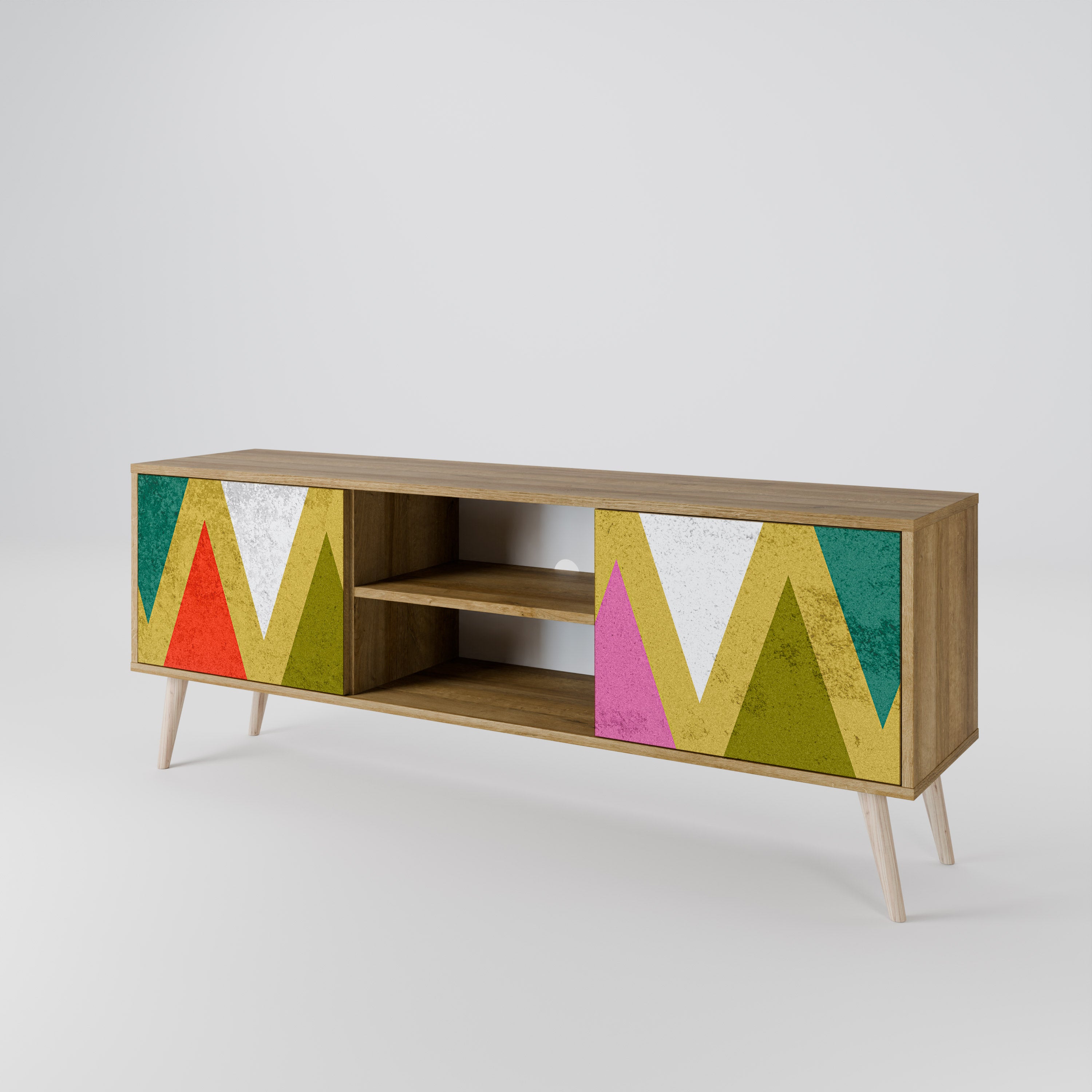 COLORFUL TRIANGLES Szafka RTV 2-drzwiowa