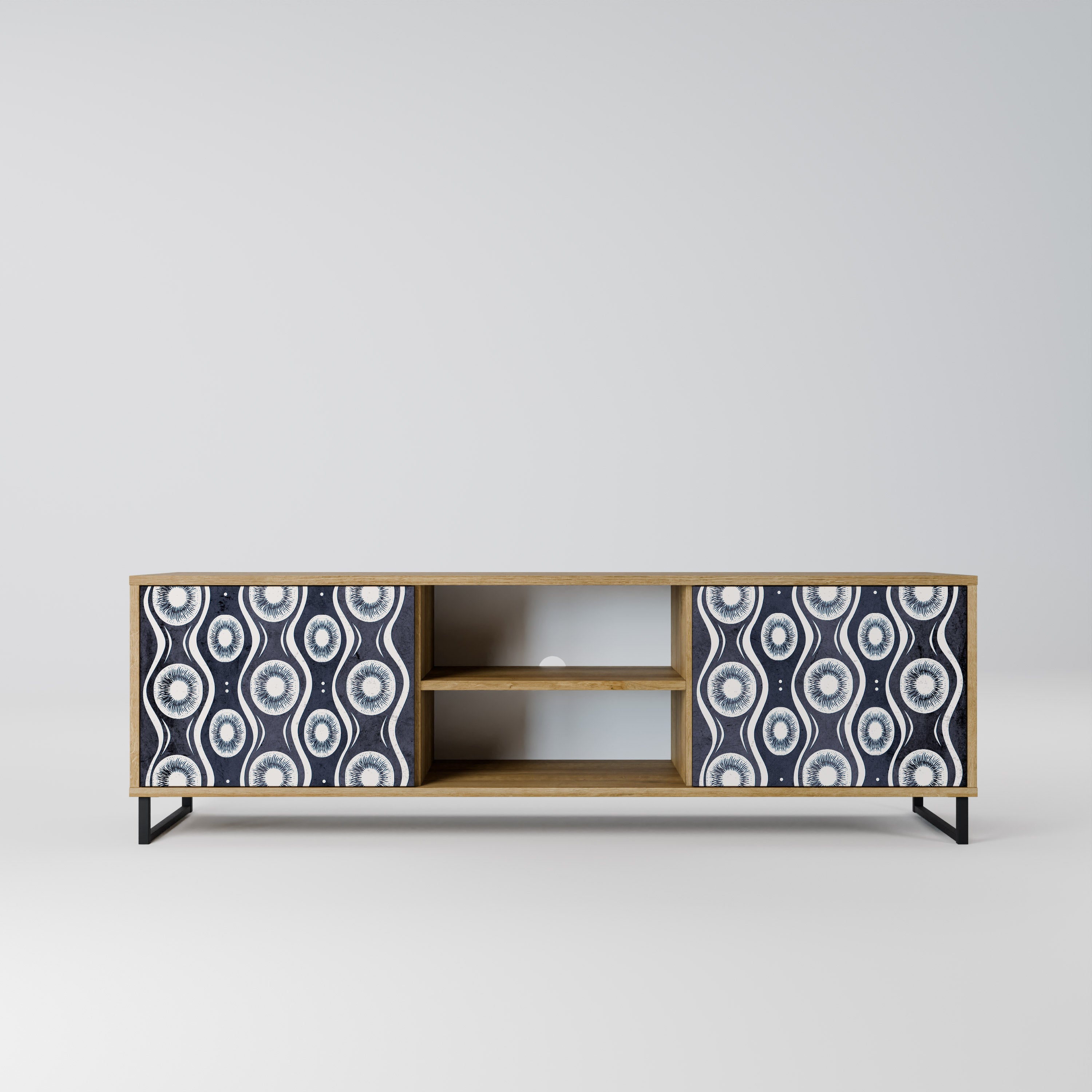 GRAPHITE EYES Szafka RTV 2-drzwiowa