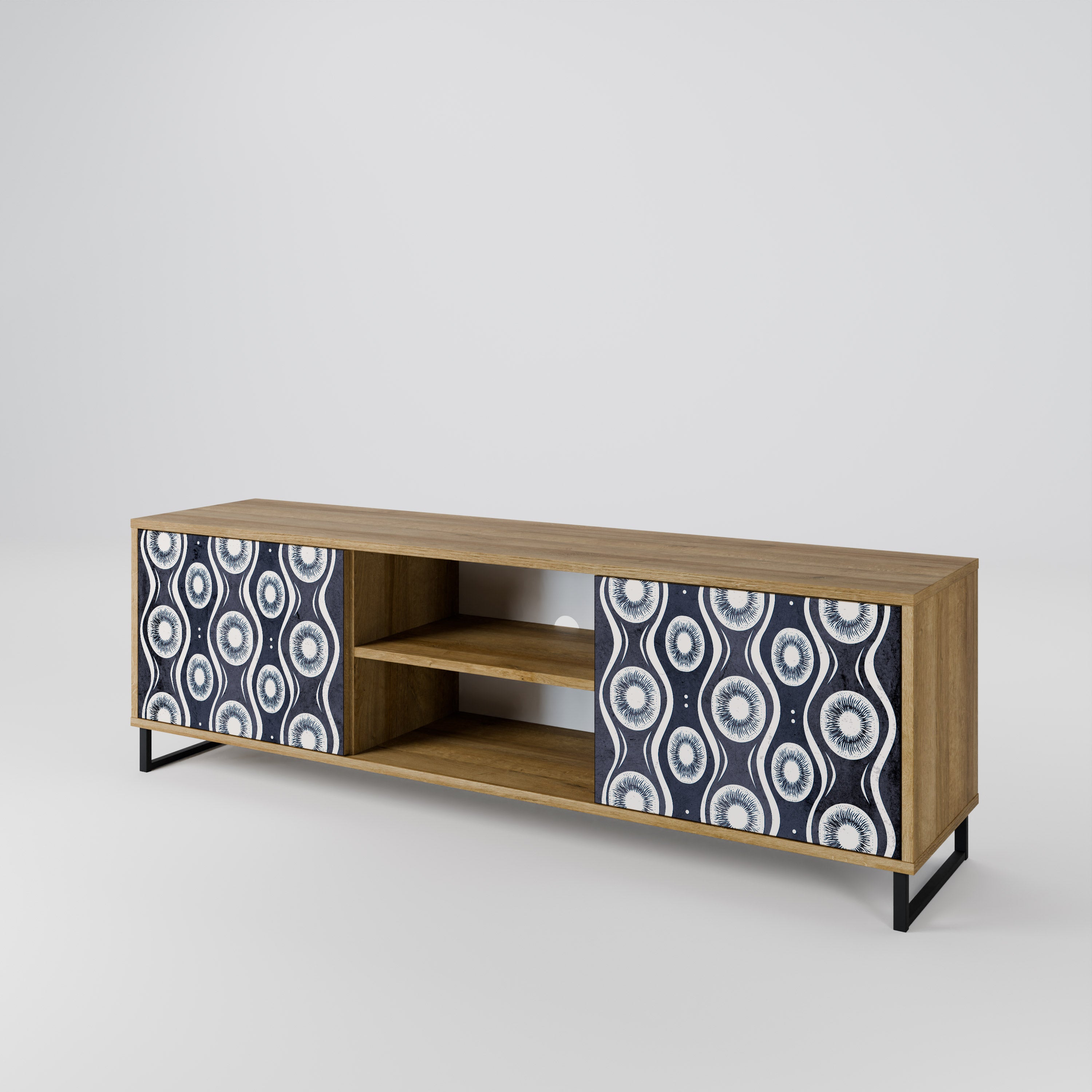GRAPHITE EYES Szafka RTV 2-drzwiowa