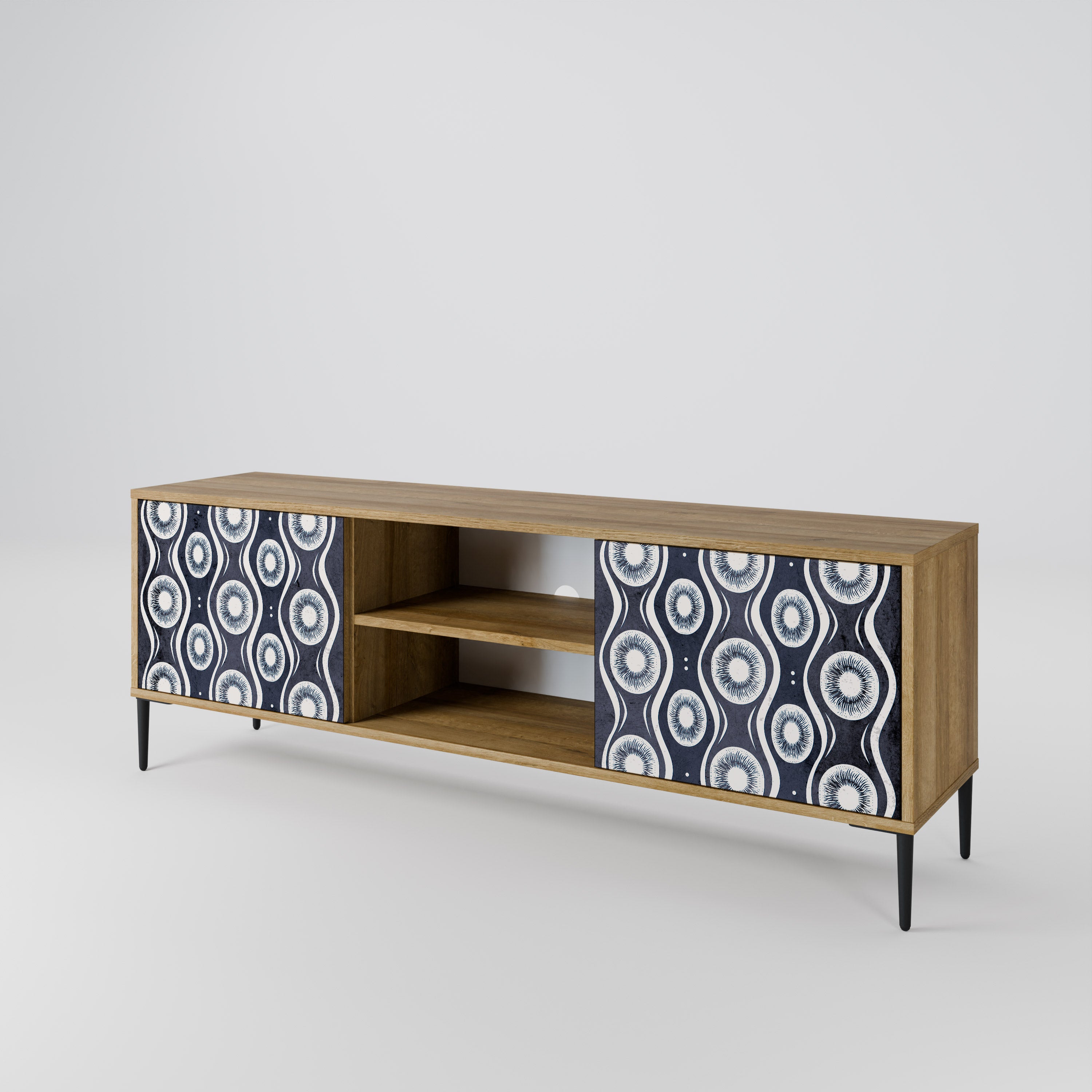 GRAPHITE EYES Szafka RTV 2-drzwiowa