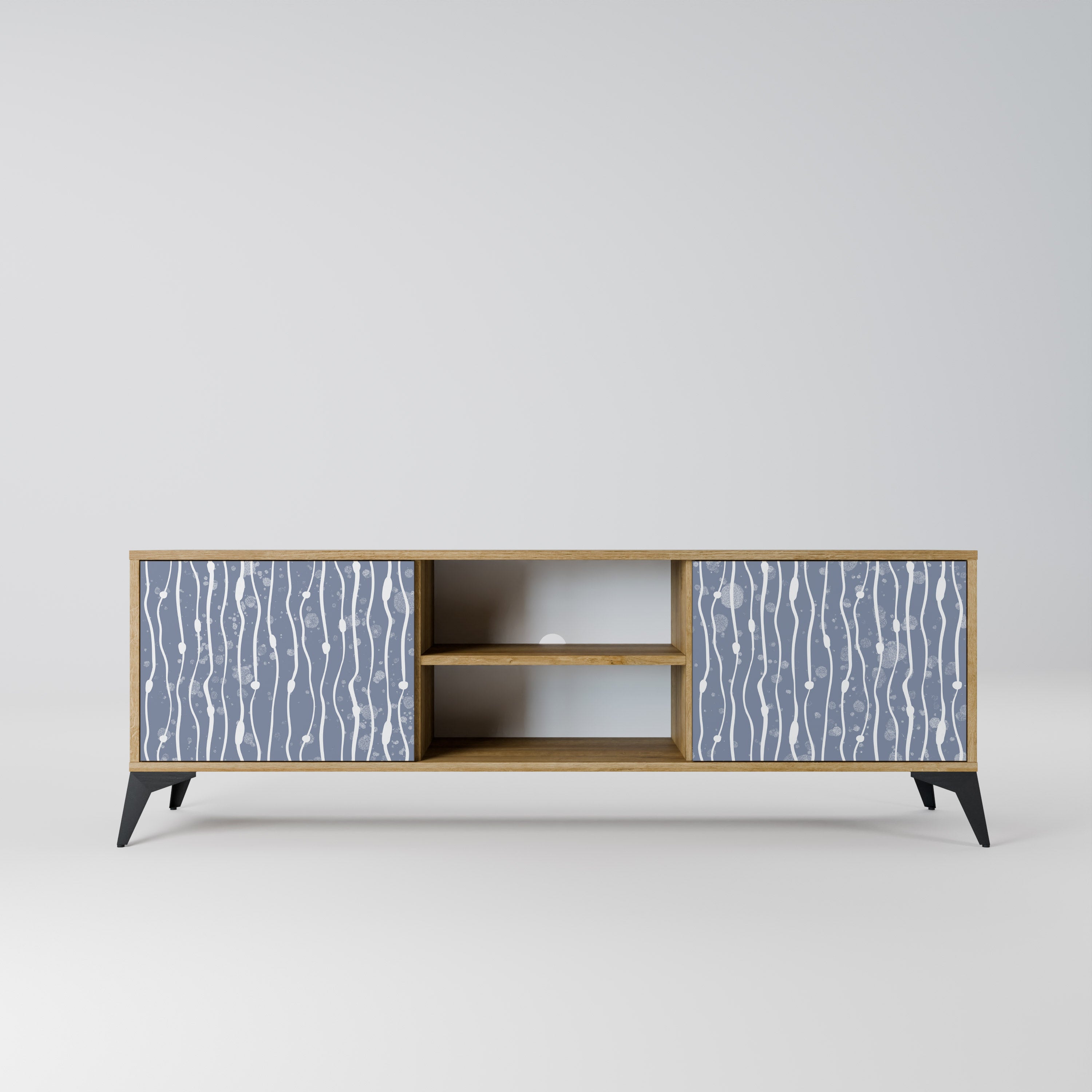 GRAPHITE RAIN Szafka RTV 2-drzwiowa