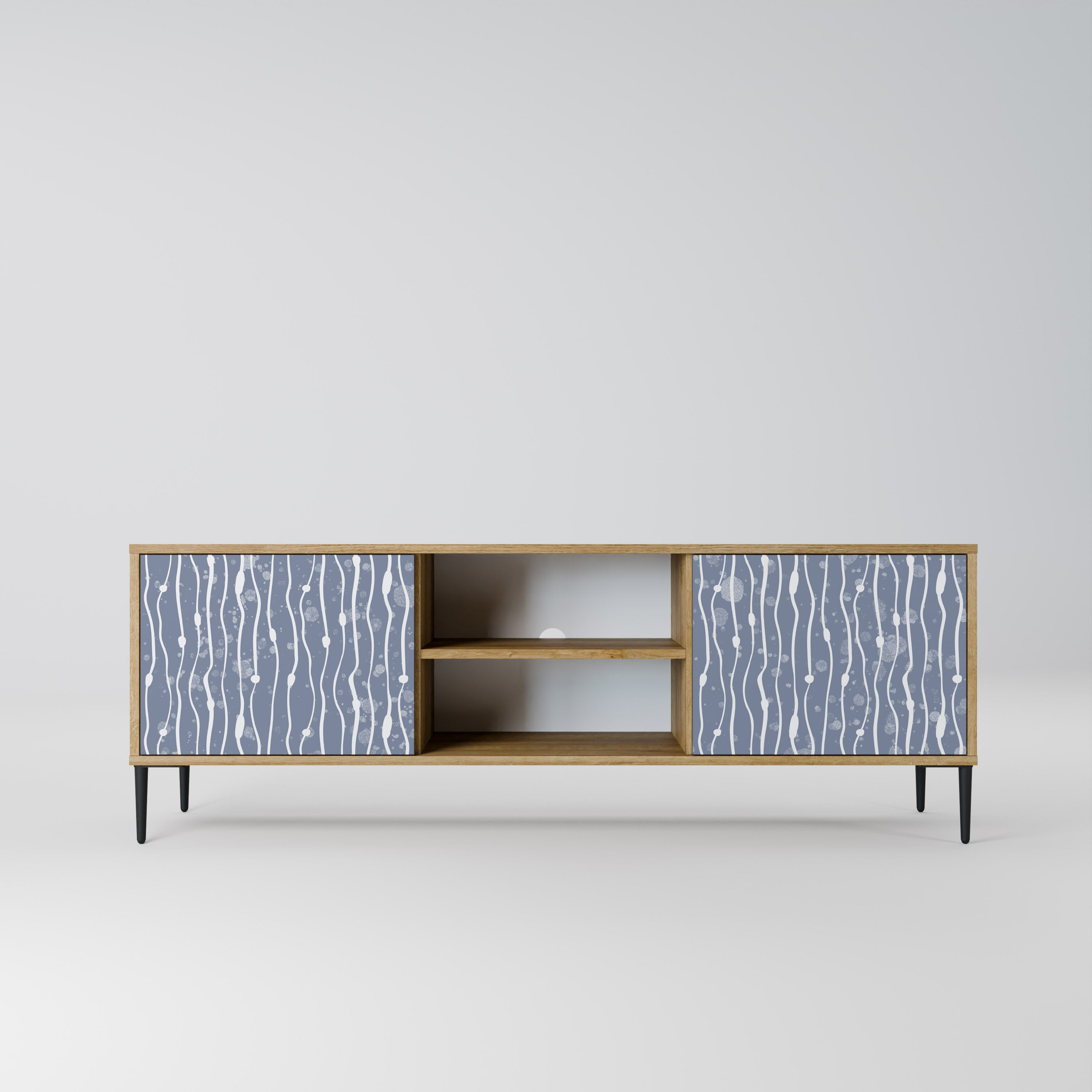GRAPHITE RAIN Szafka RTV 2-drzwiowa