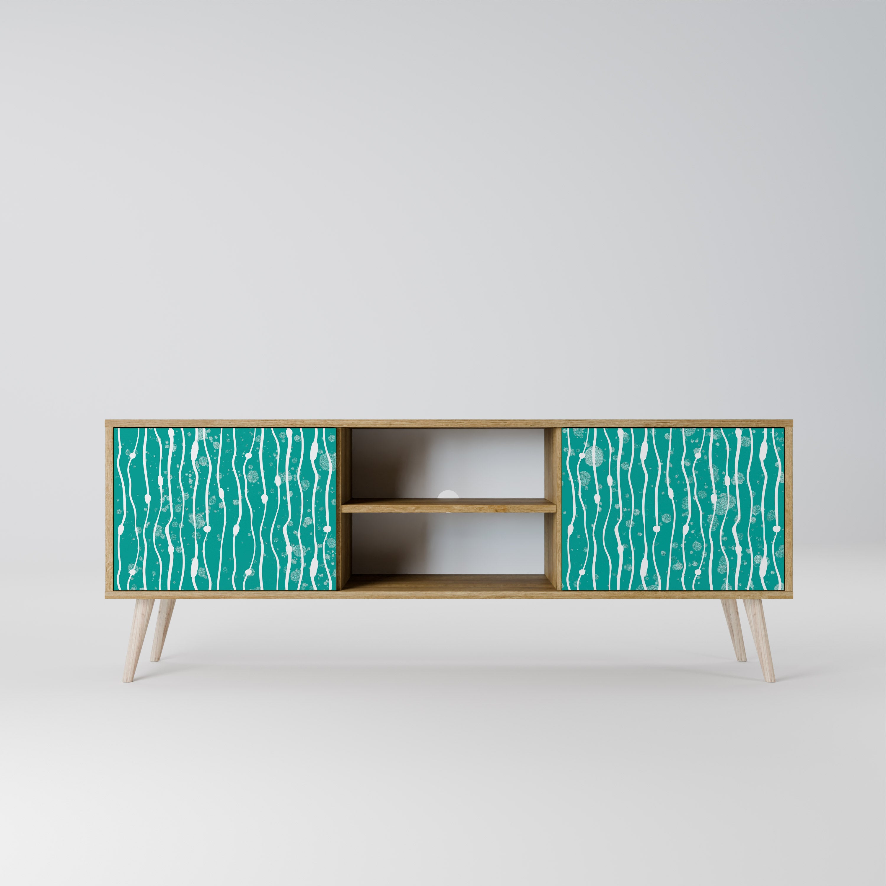 TURQUOISE RAIN Szafka RTV 2-drzwiowa