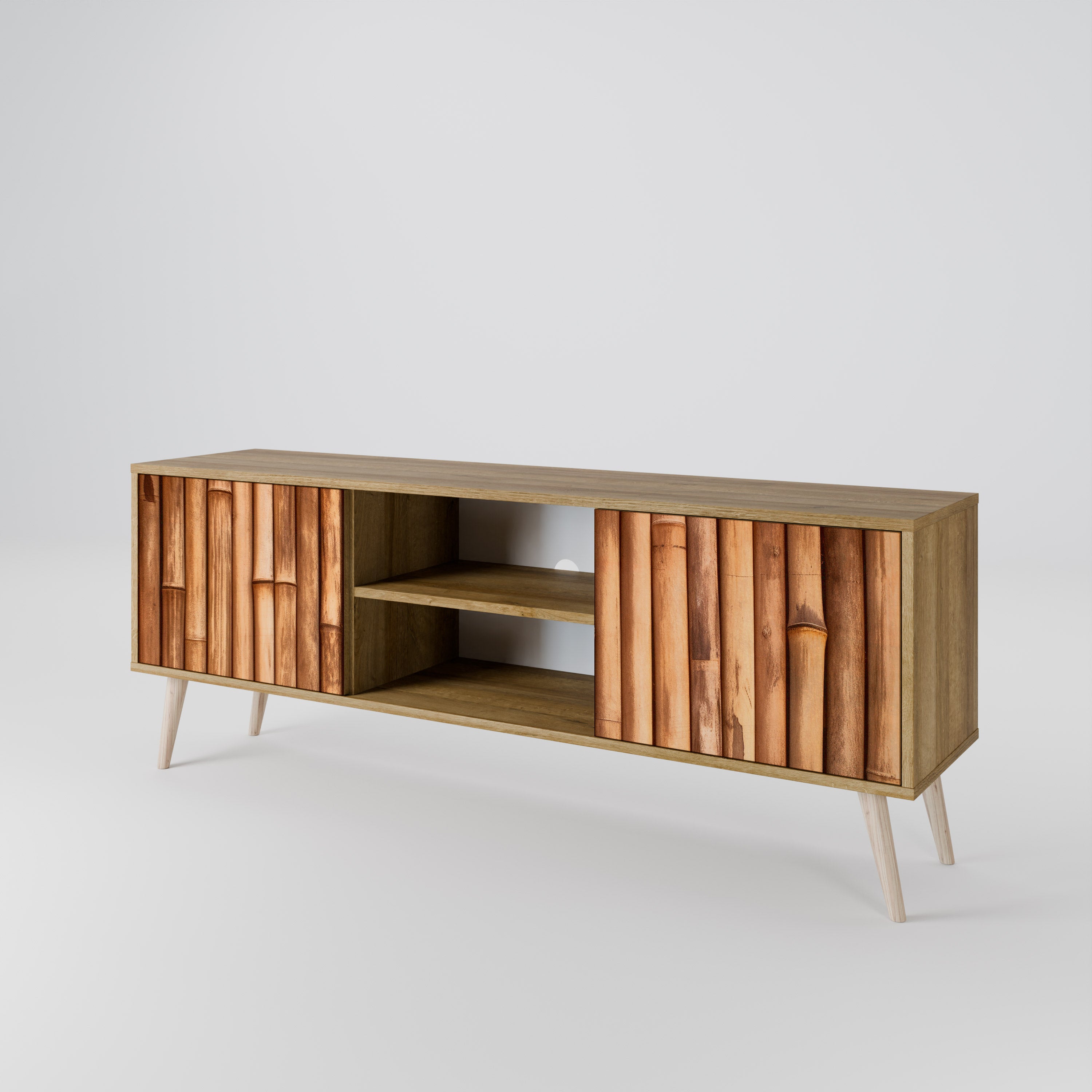 NATURAL WOOD Szafka RTV 2-drzwiowa