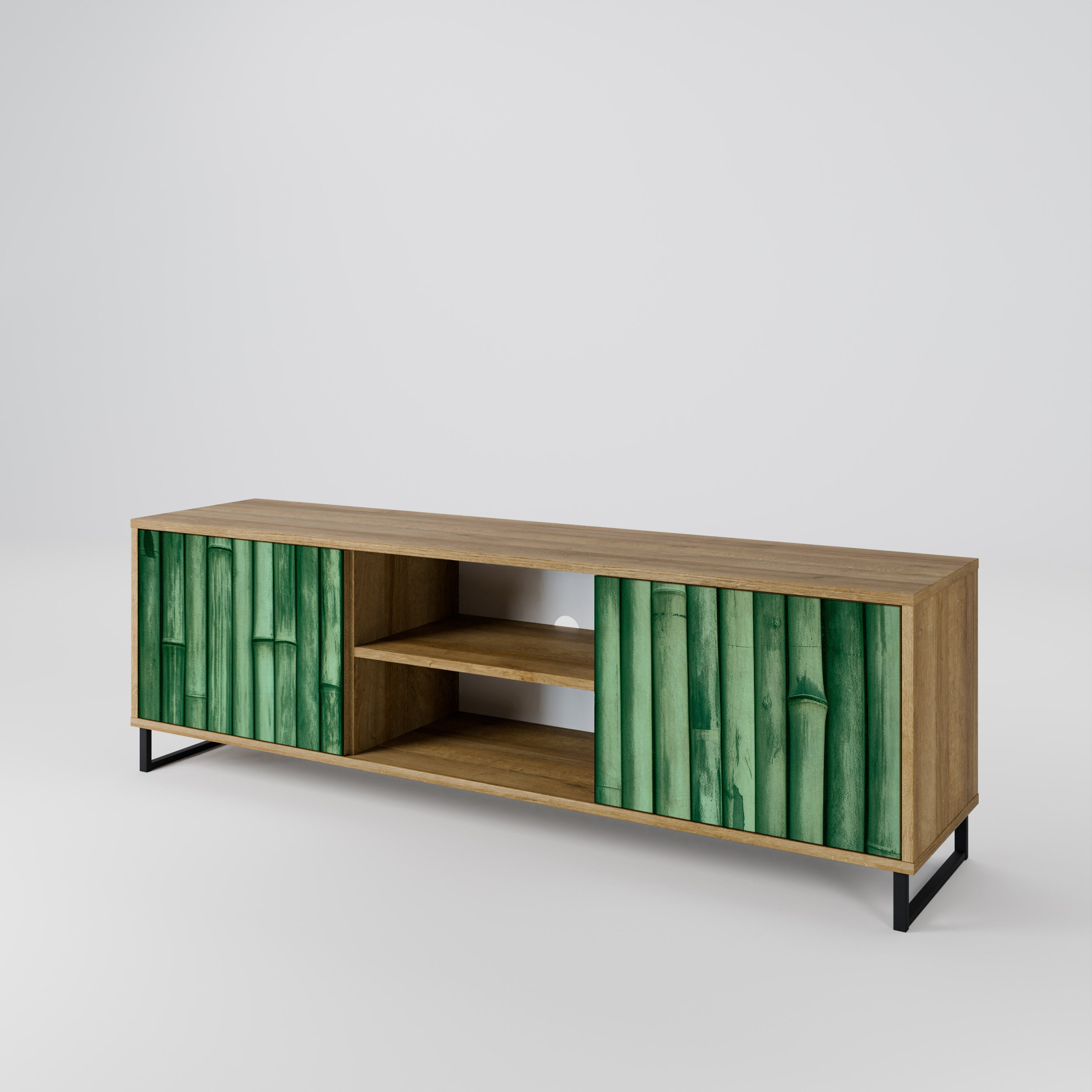 NATURAL GREEN Szafka RTV 2-drzwiowa