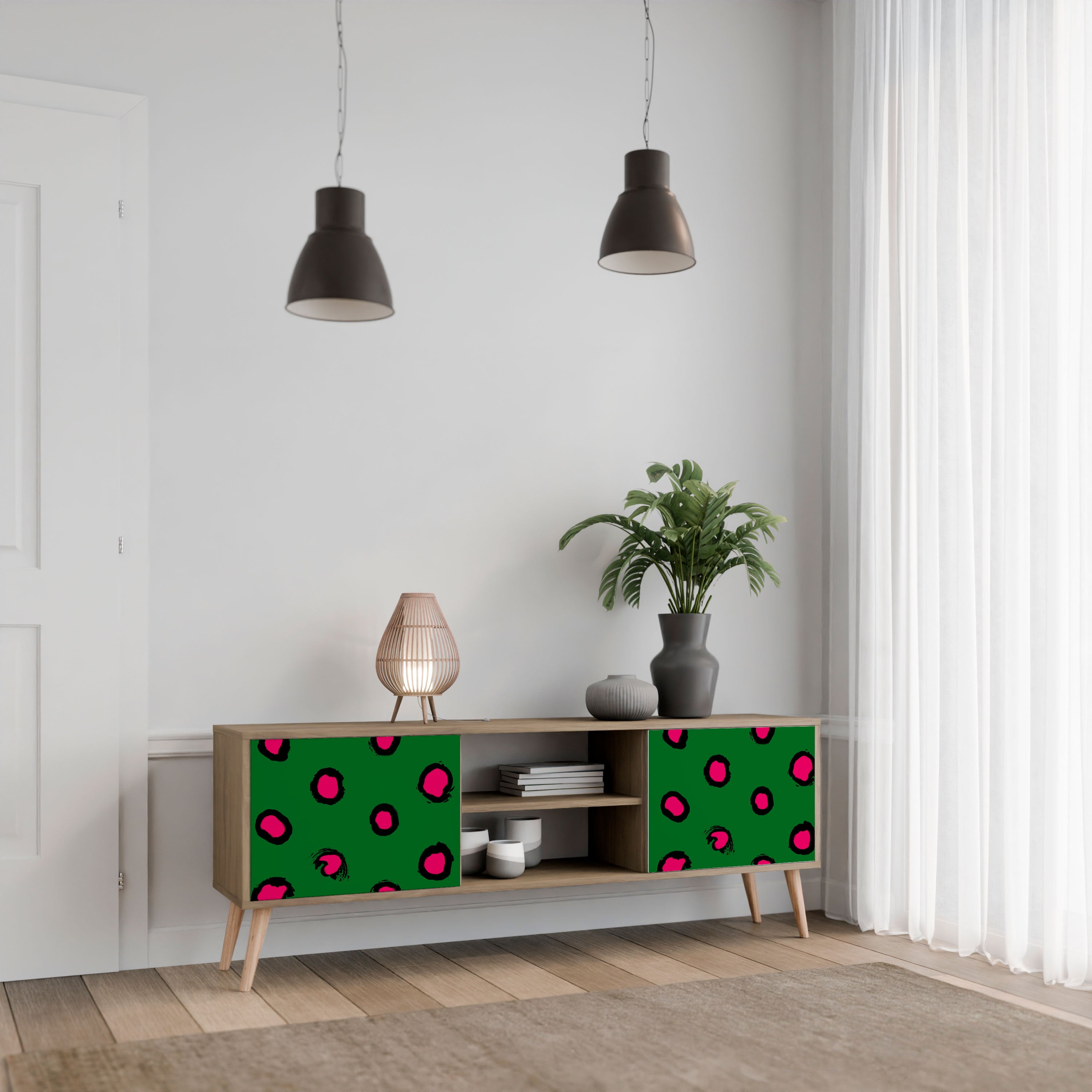 FUNKY SPOTS Szafka RTV 2-drzwiowa