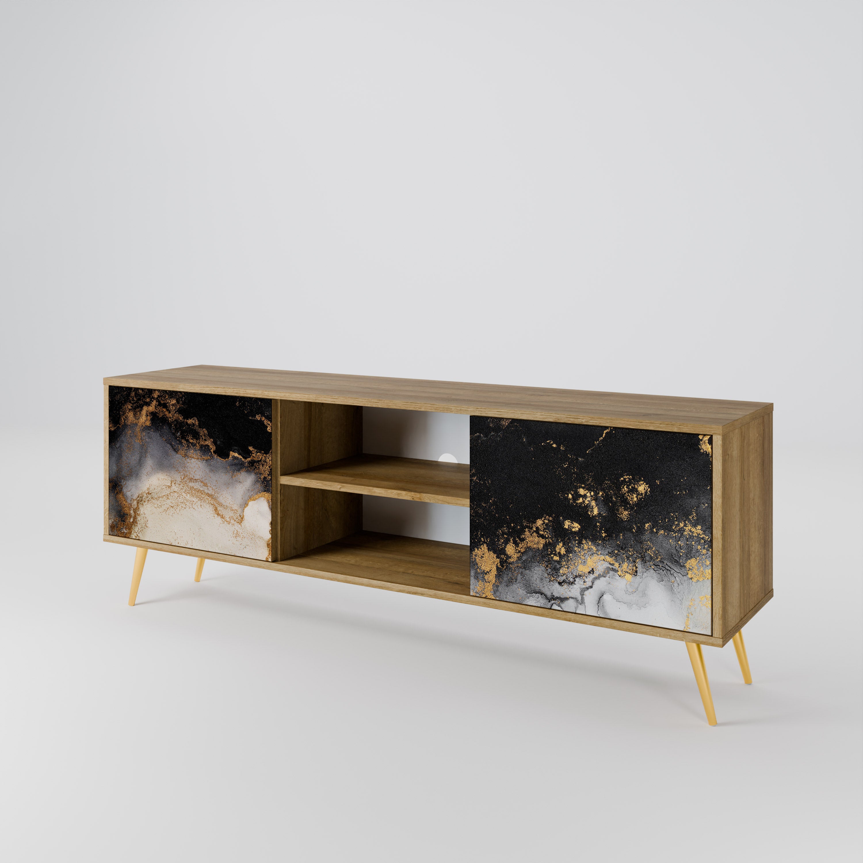 MARBLE OF TOMMORROW Szafka RTV 2-drzwiowa