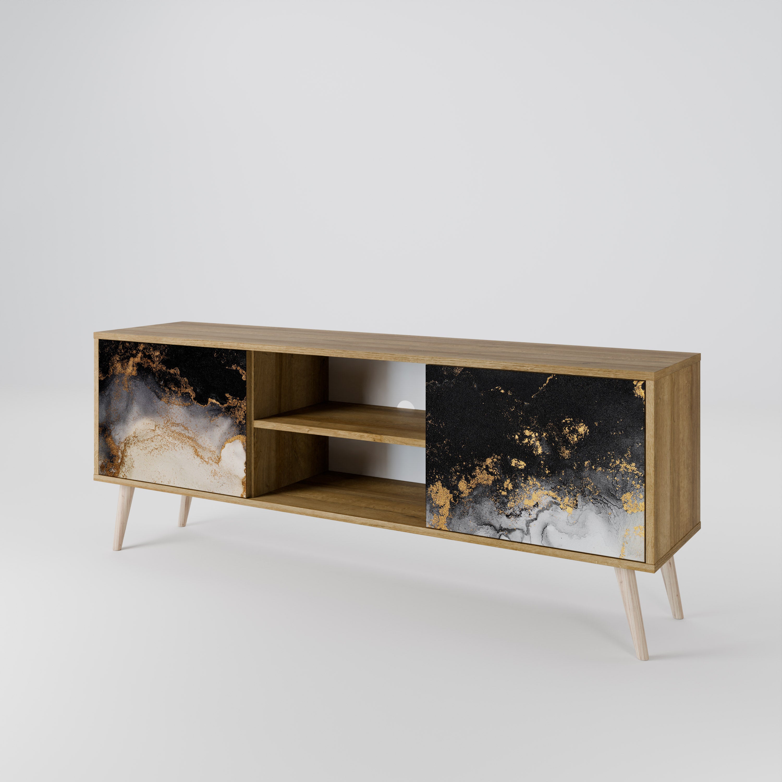 MARBLE OF TOMMORROW Szafka RTV 2-drzwiowa