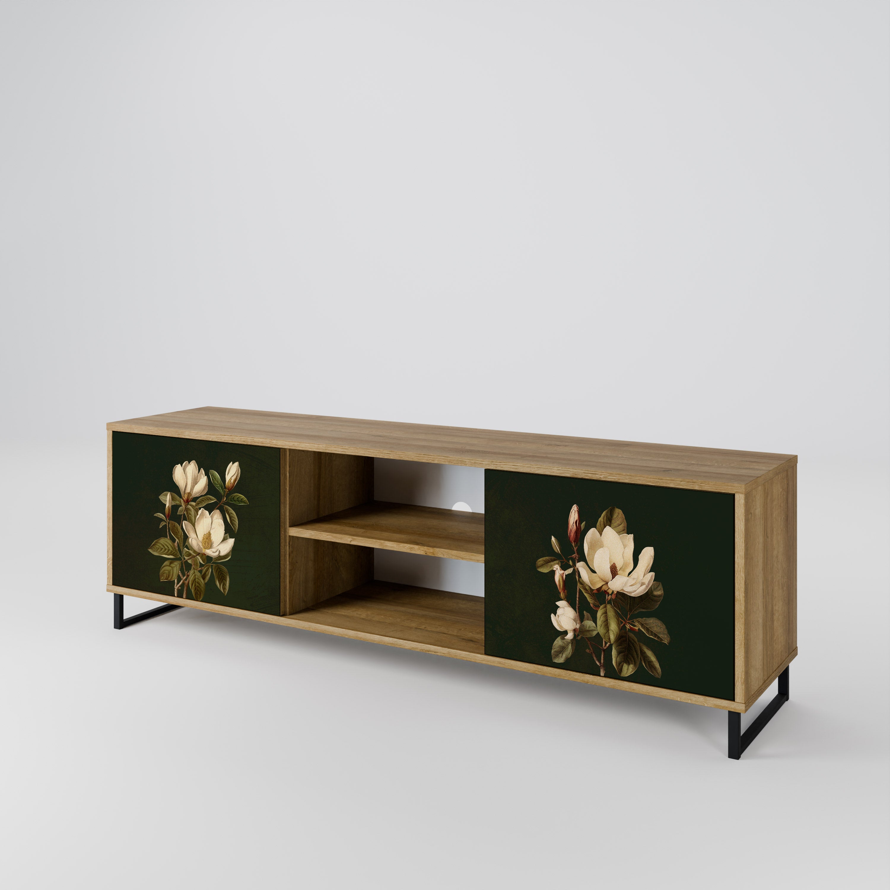 FLORAL NOIR Szafka RTV 2-drzwiowa