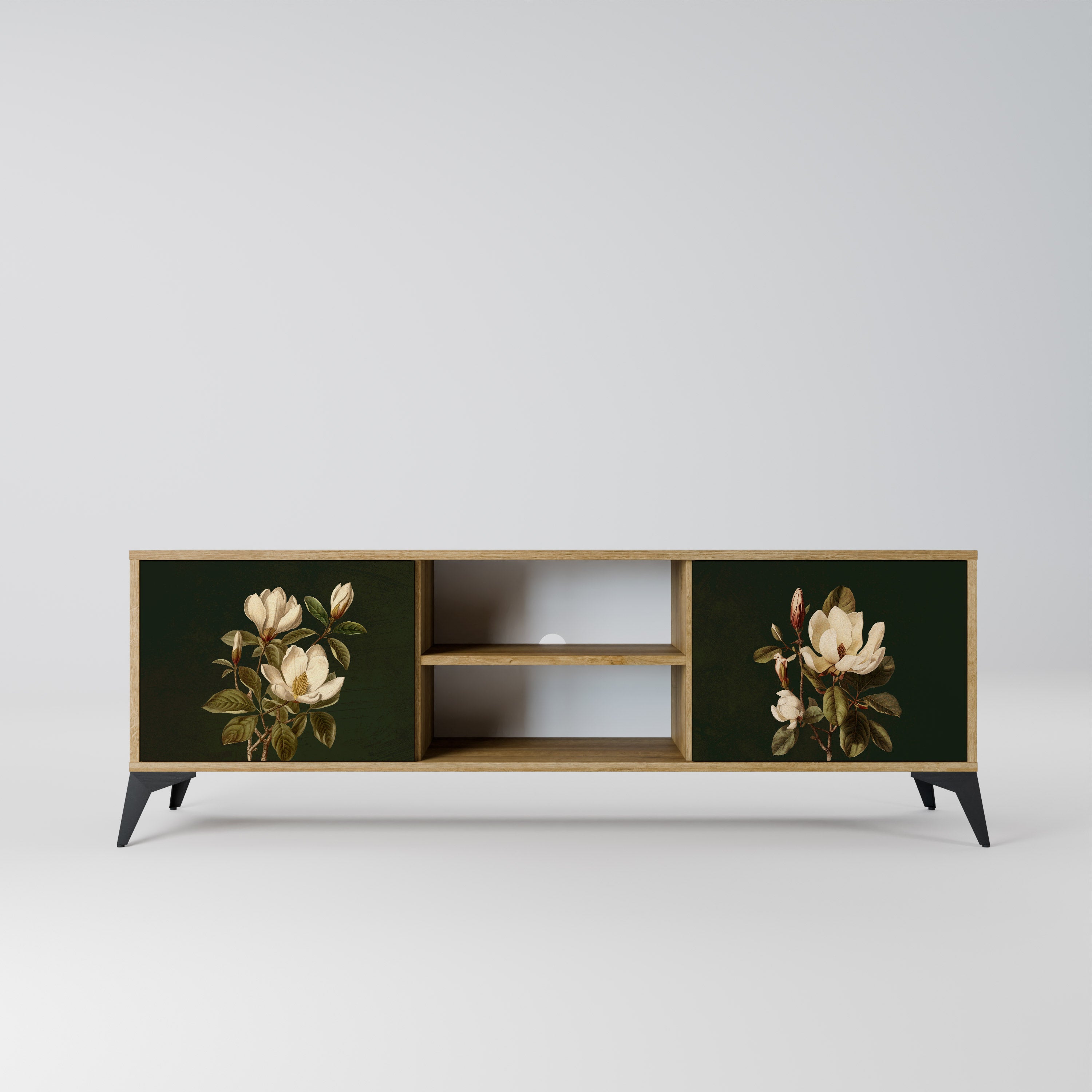 FLORAL NOIR Szafka RTV 2-drzwiowa