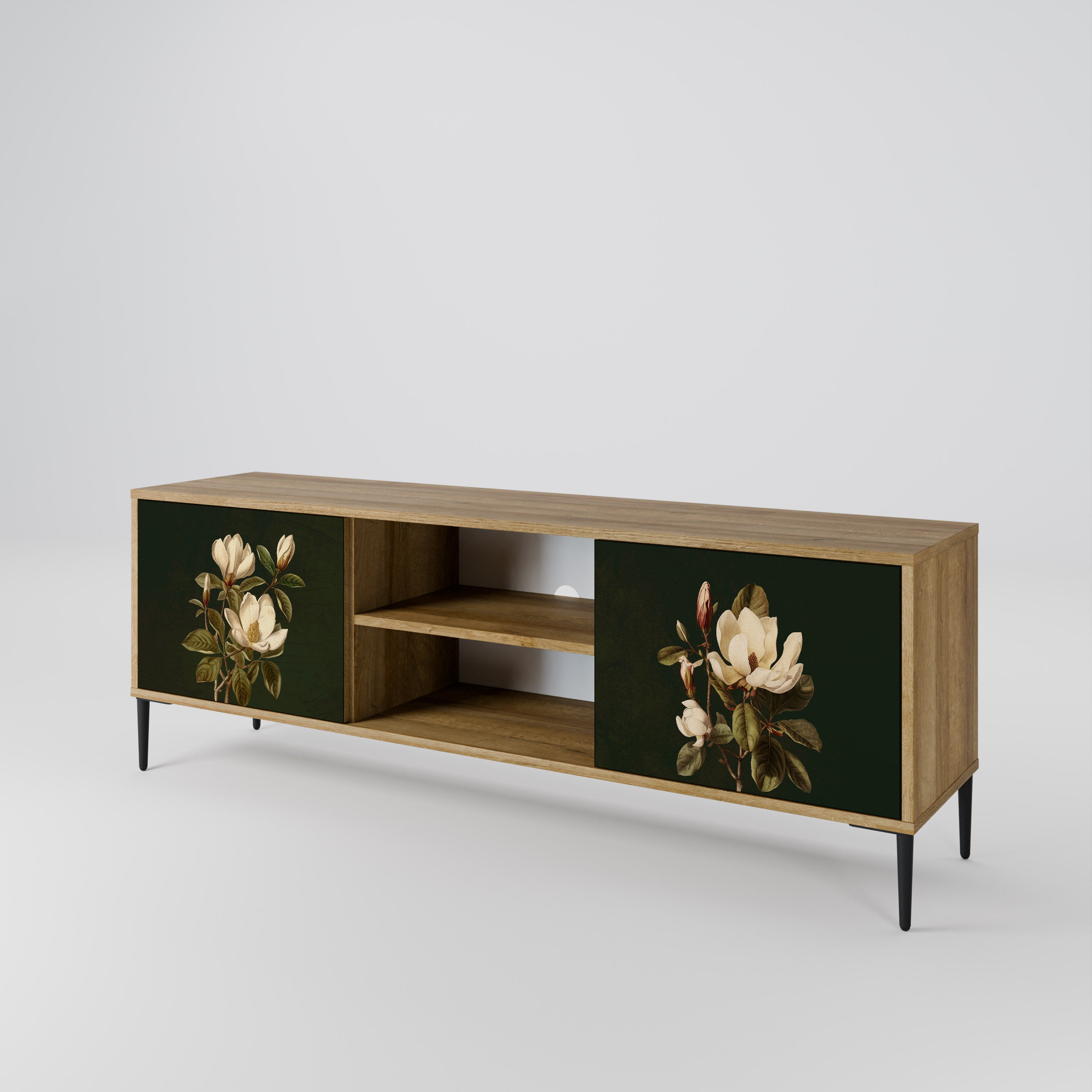 FLORAL NOIR Szafka RTV 2-drzwiowa