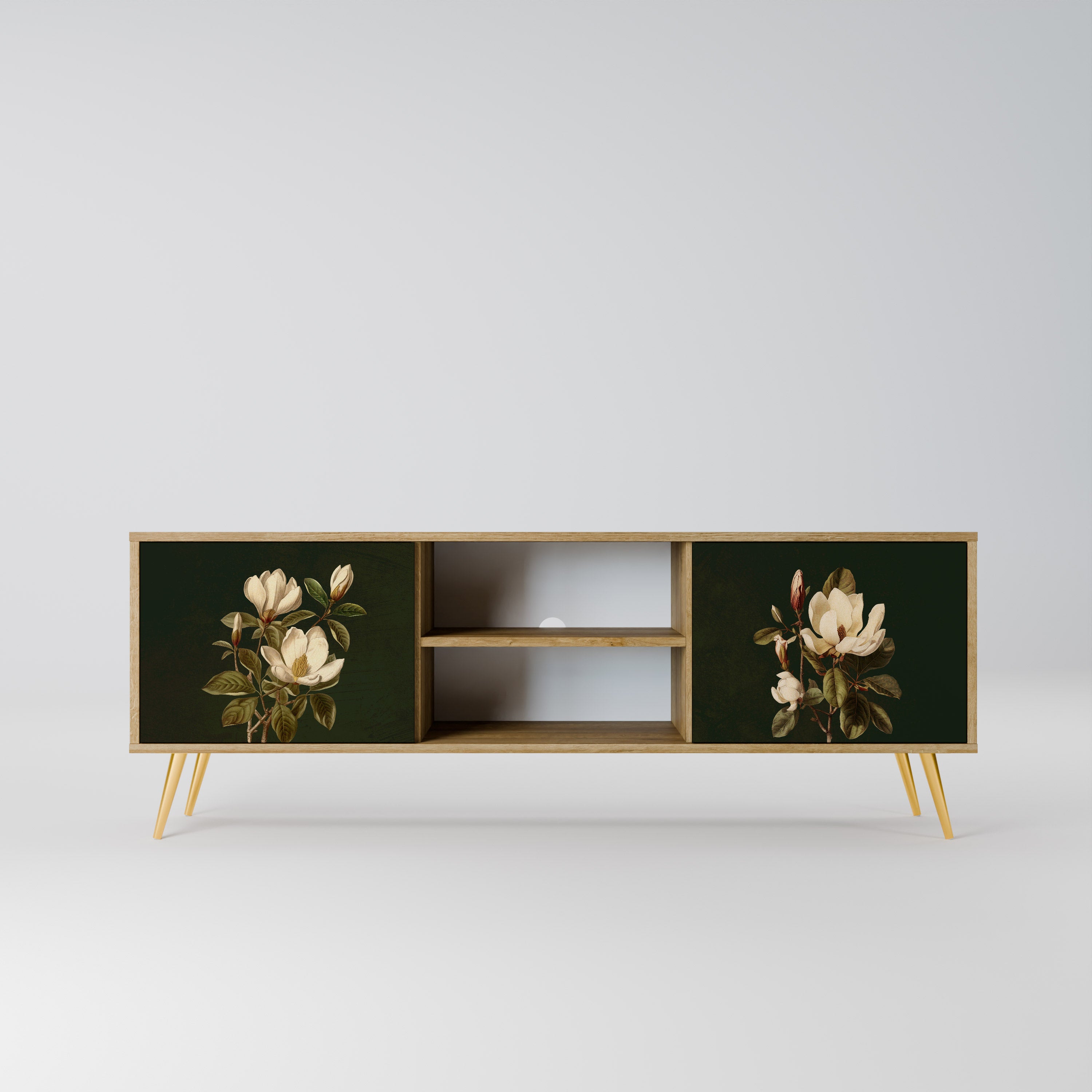 FLORAL NOIR Szafka RTV 2-drzwiowa