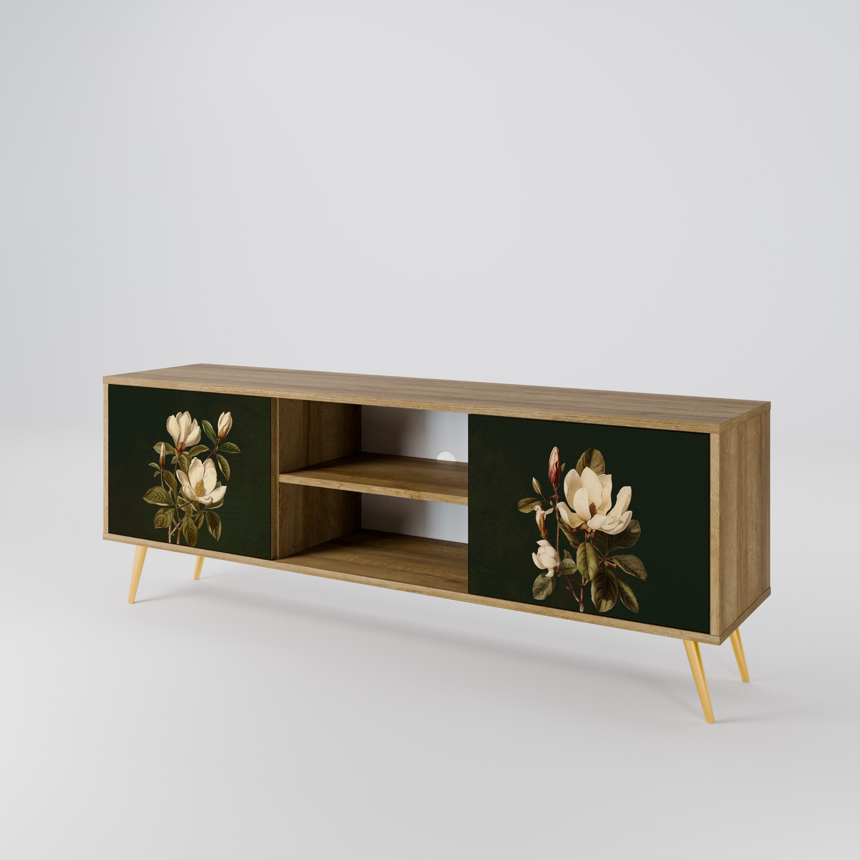 FLORAL NOIR Szafka RTV 2-drzwiowa