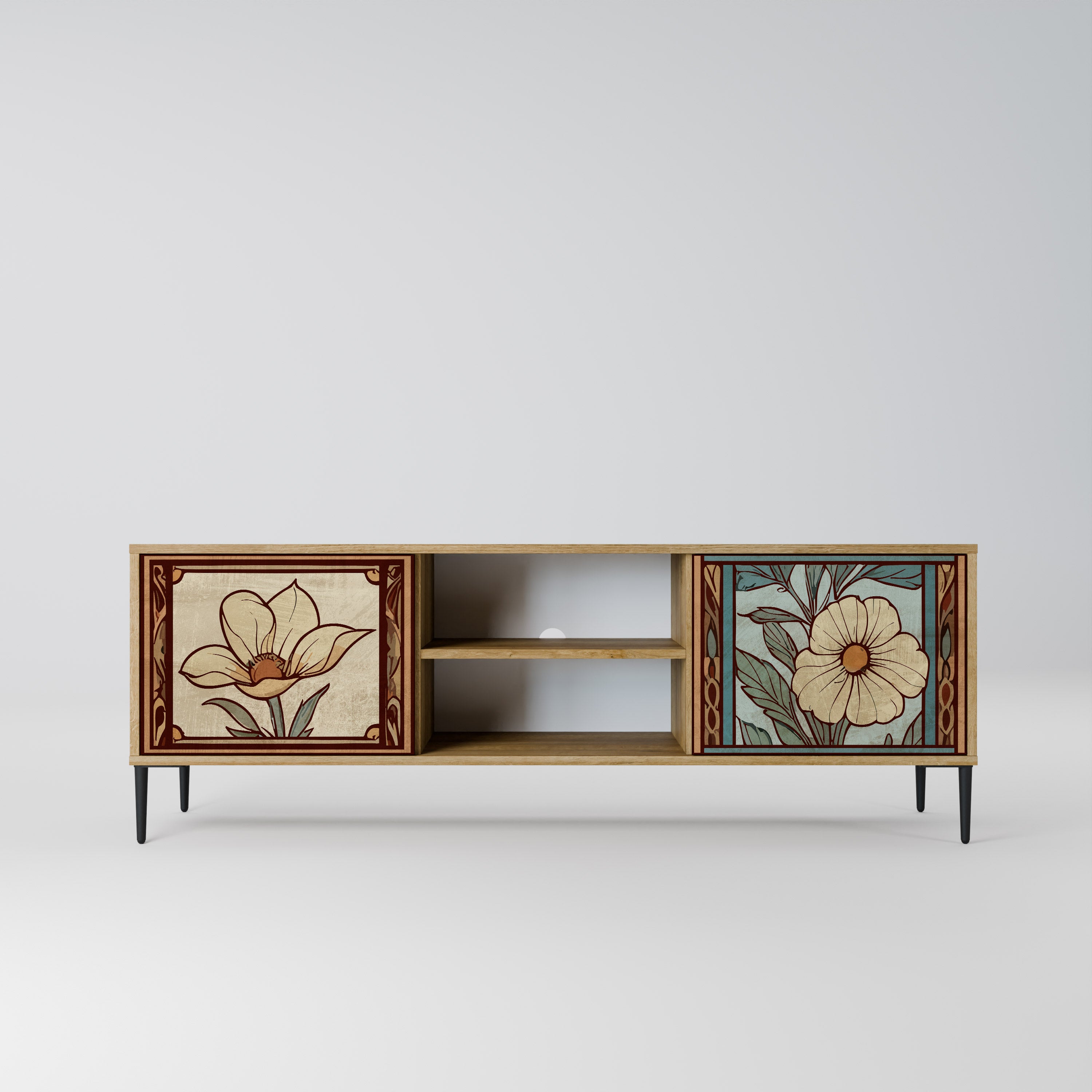 TIMELESS FLORA Szafka RTV 2-drzwiowa