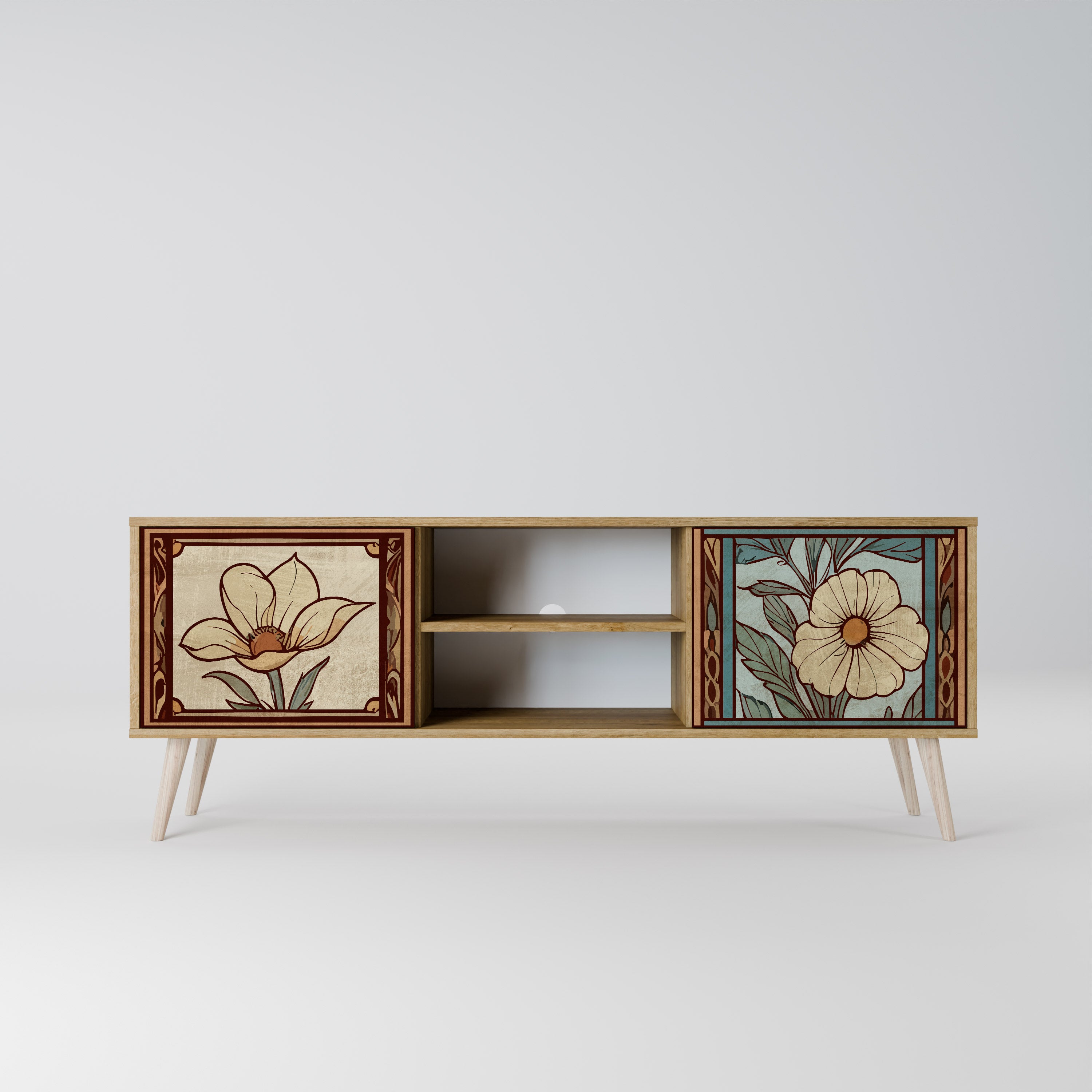 TIMELESS FLORA Szafka RTV 2-drzwiowa