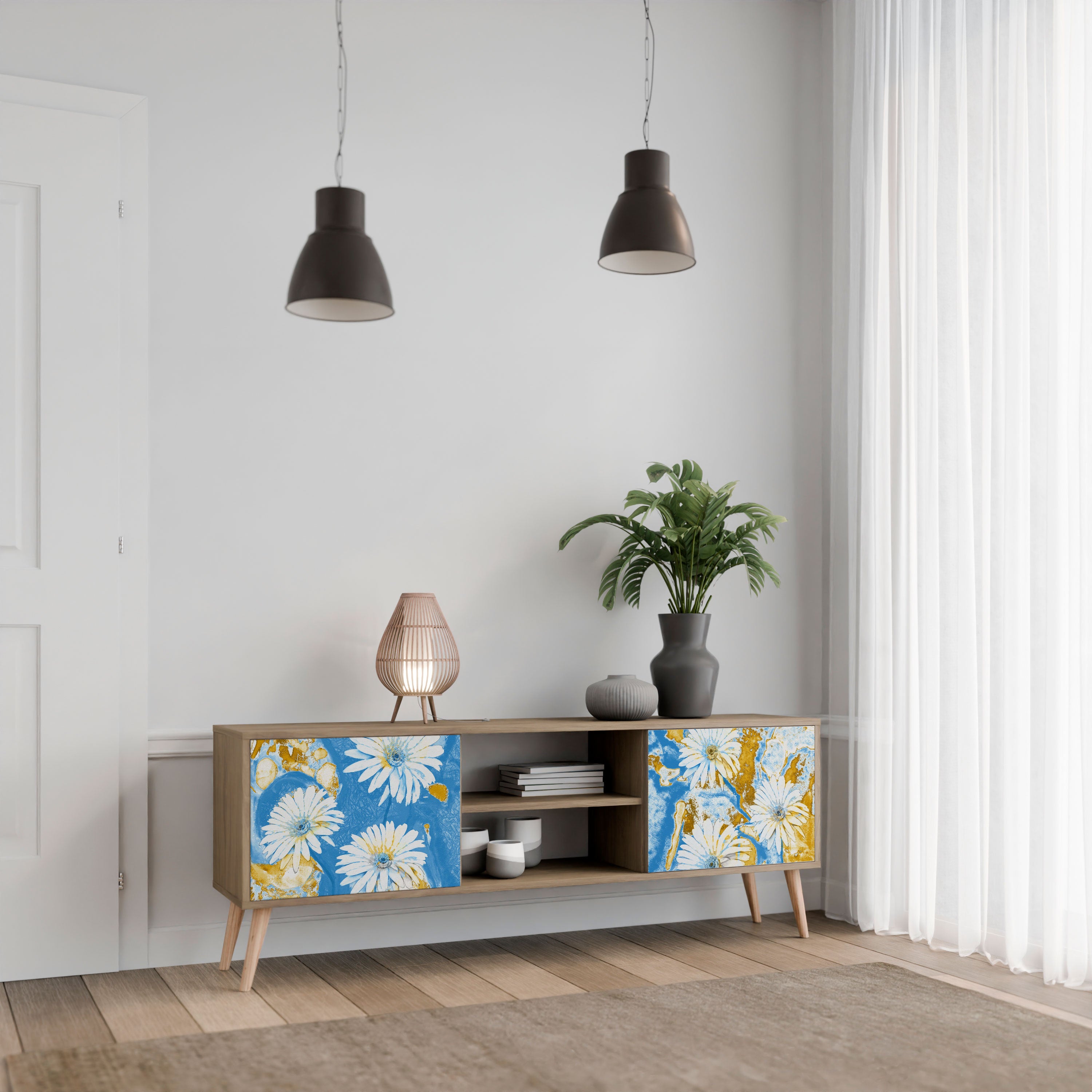 DAISY LUXE Szafka RTV 2-drzwiowa