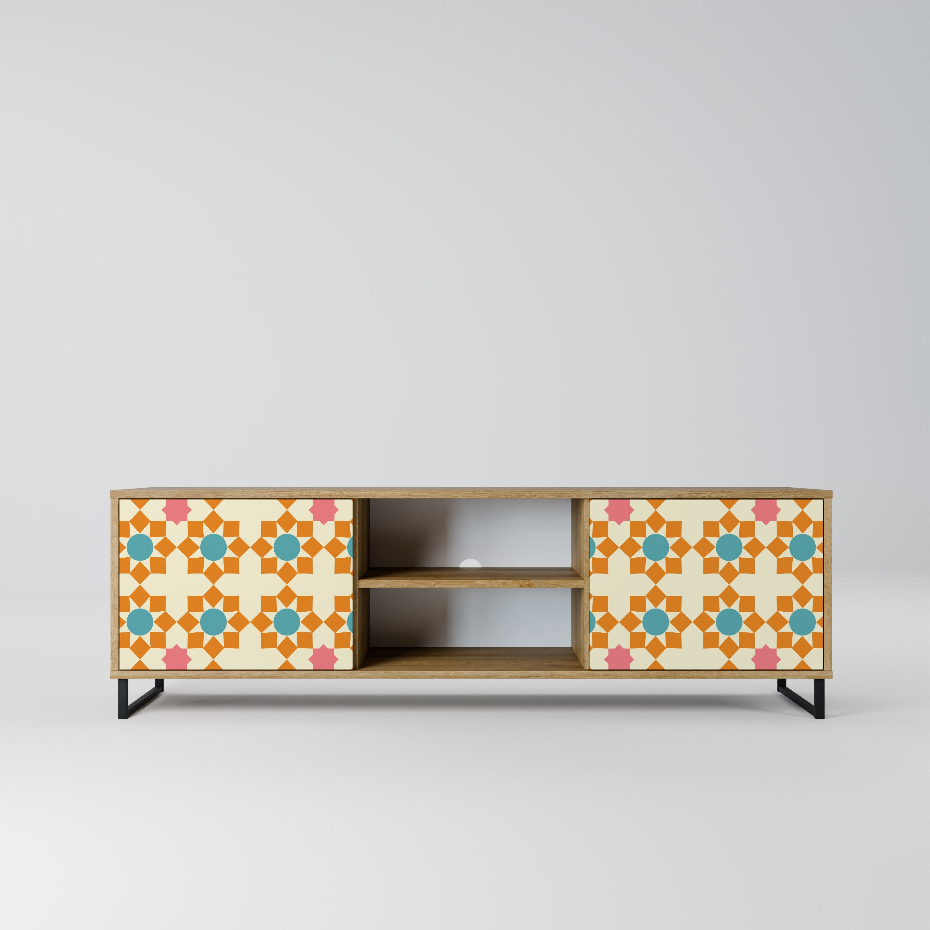 FLORAL DECOR Szafka RTV 2-drzwiowa